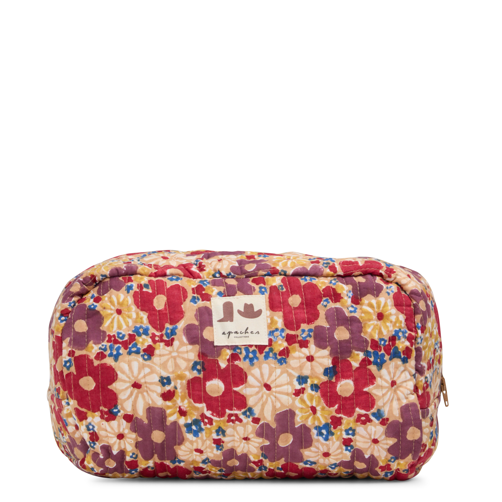 Cotton toiletry bag APACHES COLLECTIONS Brown