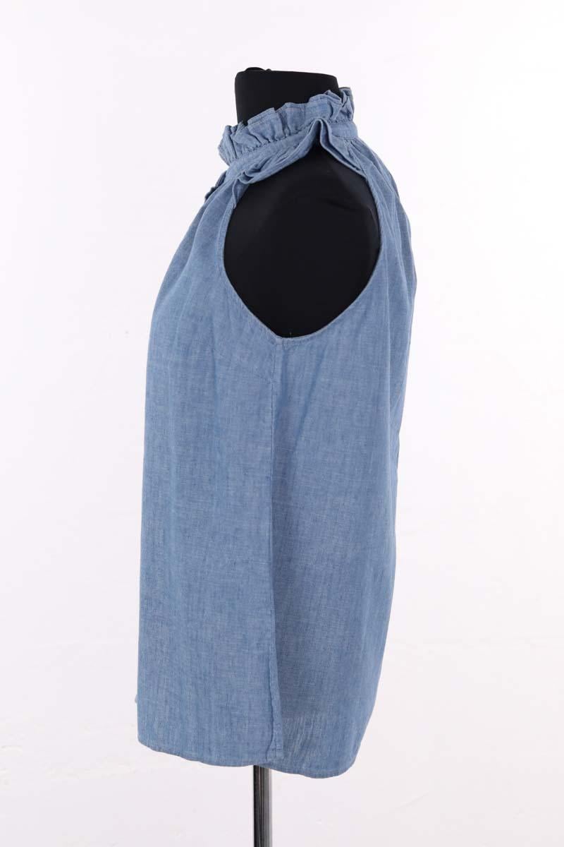 Top sans manche SEZANE - Seconde main Bleu