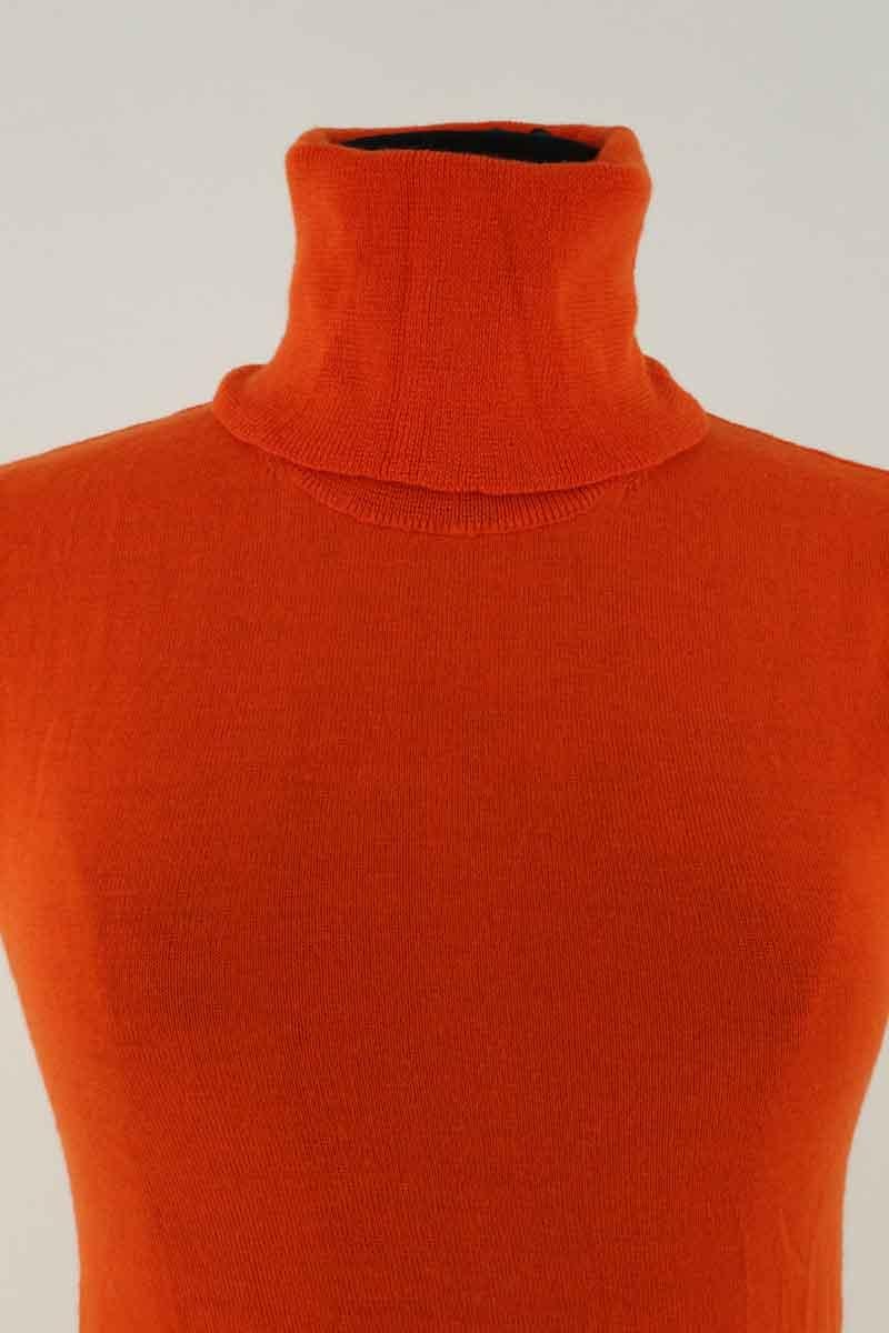 Azawood sleeveless top LAURENCE BRAS - Seconde Main Orange