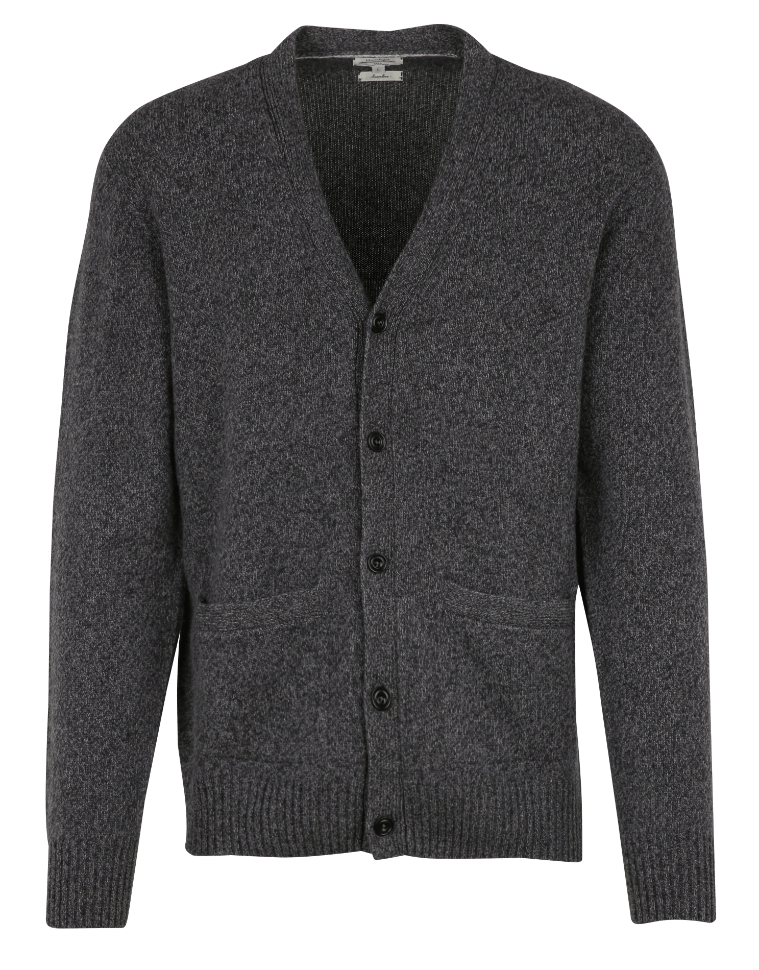 Straight V-neck wool vest HARTFORD Grey