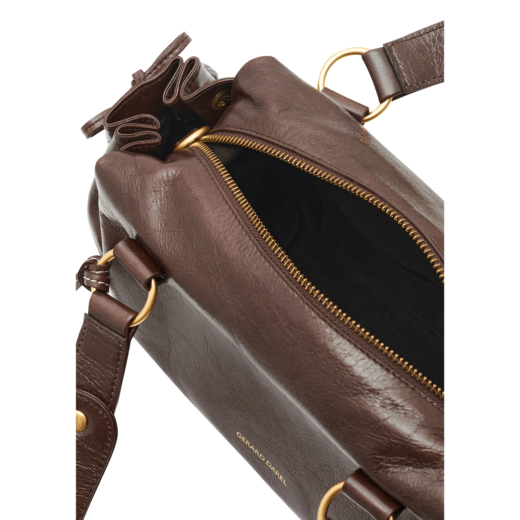 Leren schoudertas GERARD DAREL Bruin