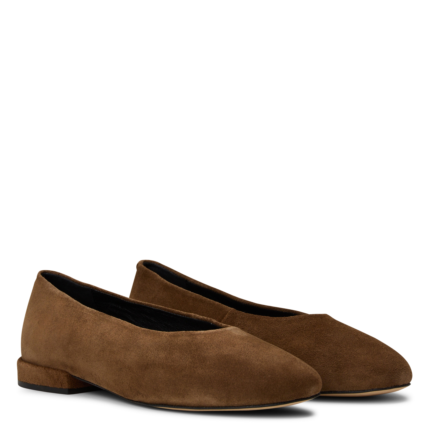 Suede ballet pumps MAISON TOUFET Brown