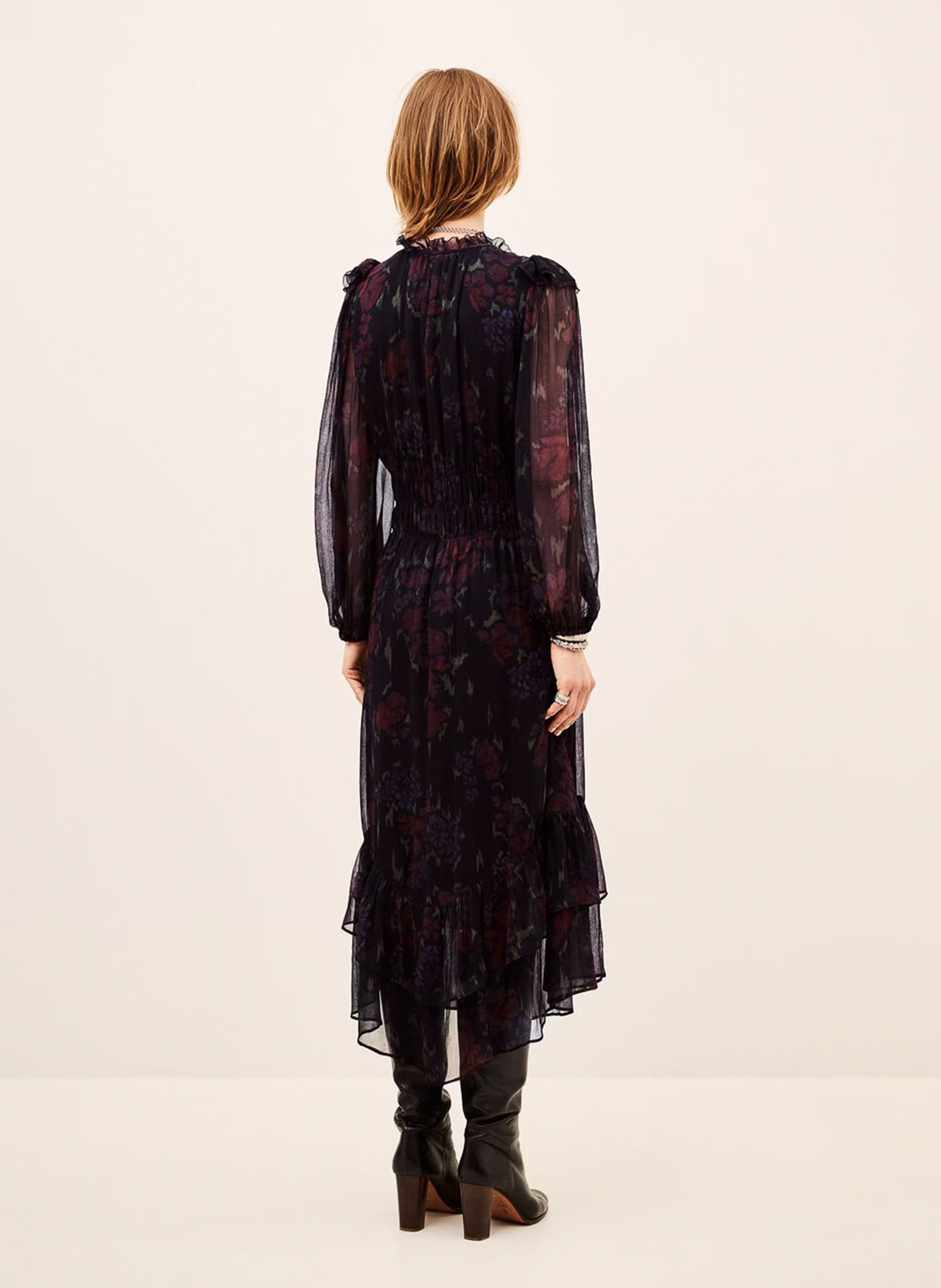 Robe ample à volants BA&SH Noir