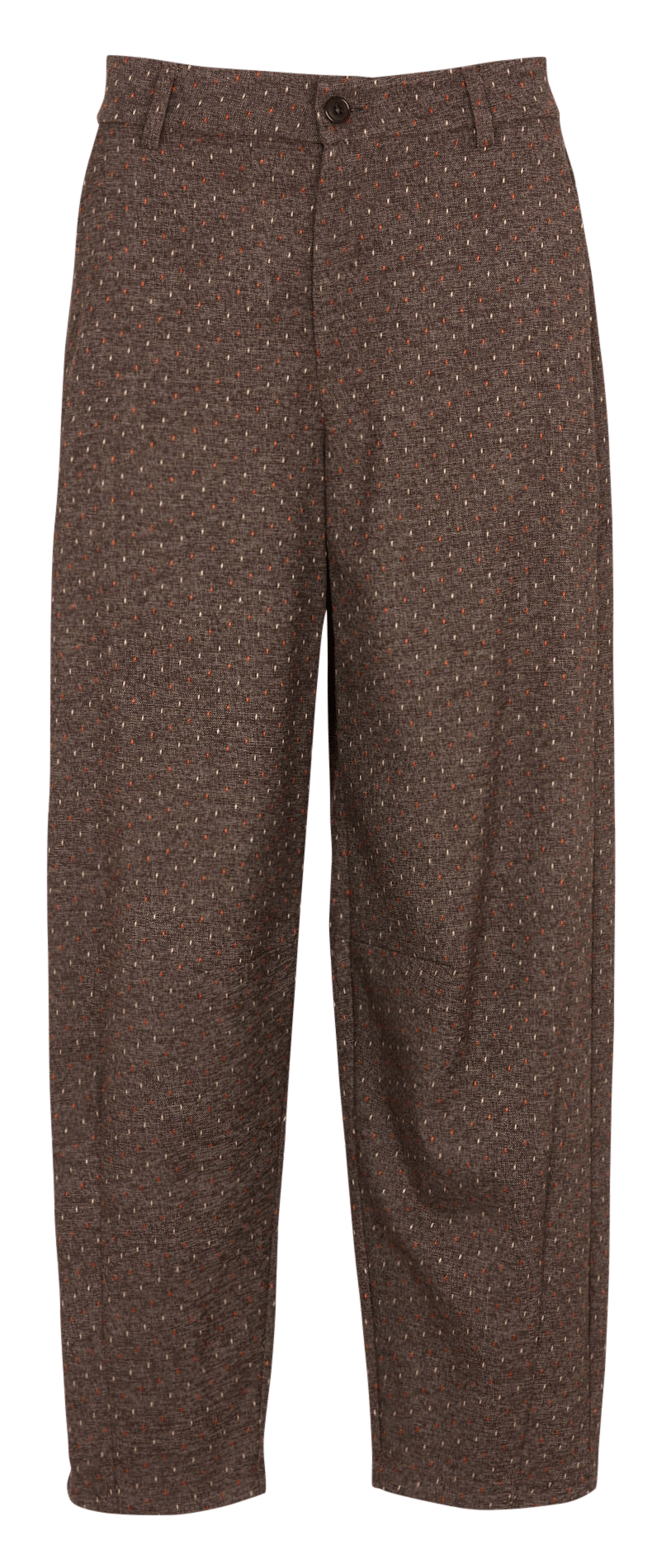 Pantalon ballon à motif PLEASE Marron