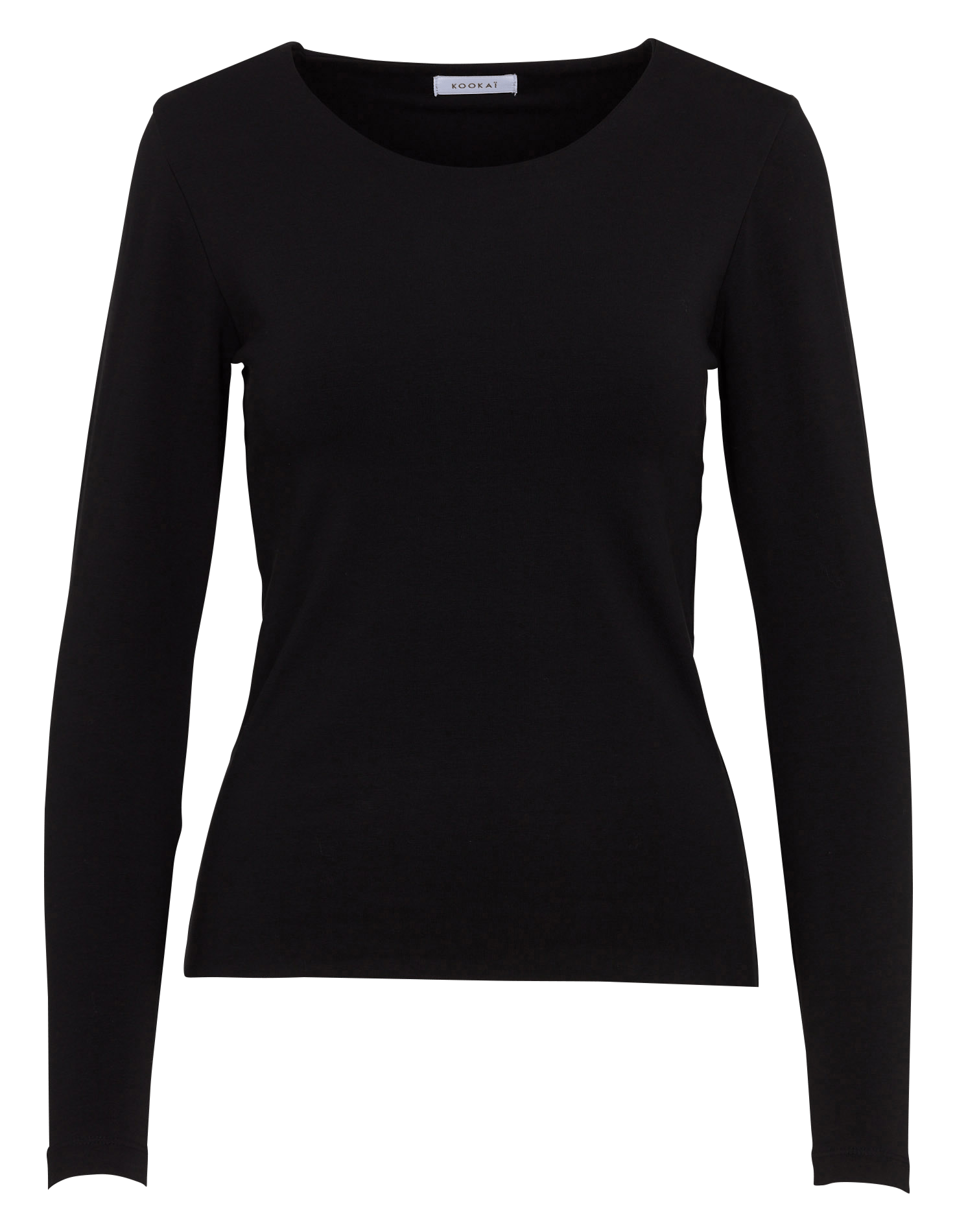 Langarm-T-Shirt aus Baumwollmischung KOOKAI Schwarz