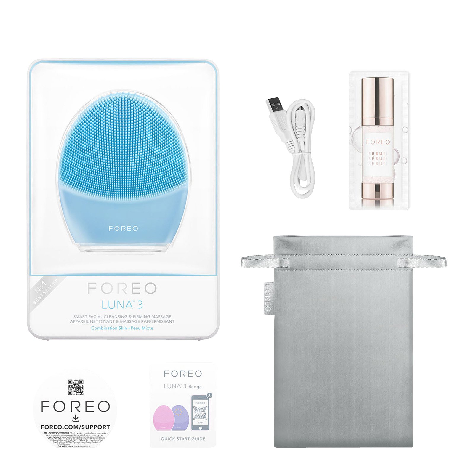 LUNA 3 for Combination skin FOREO Blue