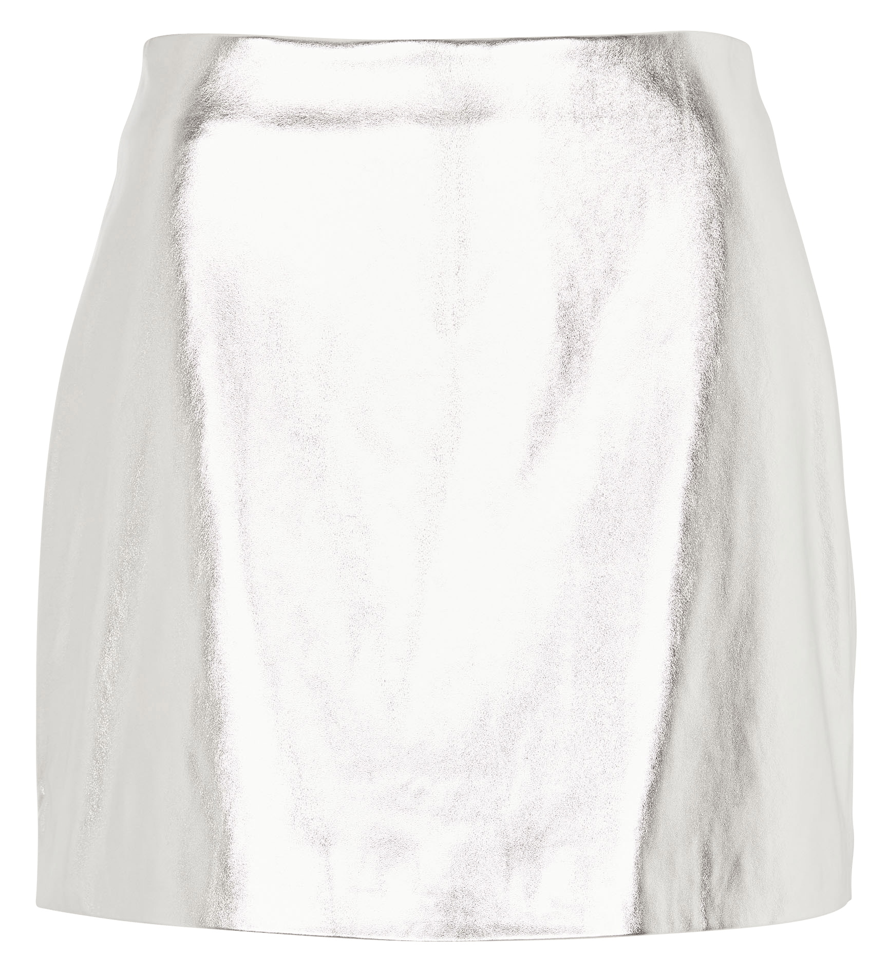 Silvery straight skirt SilverKOOKAI