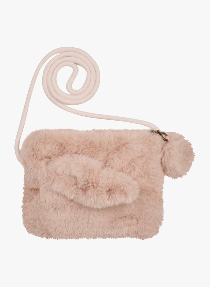 Pink Fake fur shoulder bag
