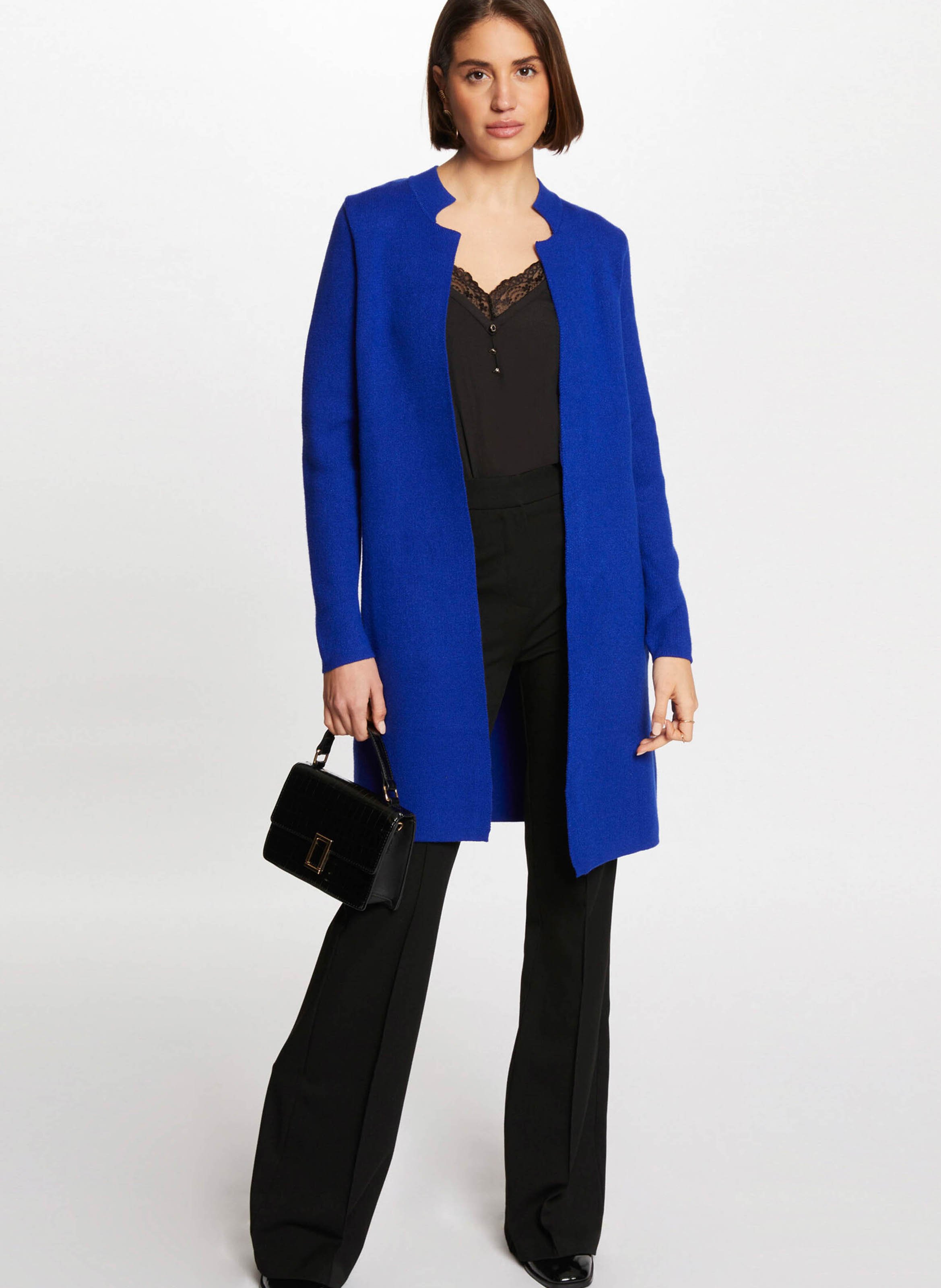 Offene Strickjacke MORGAN Blau