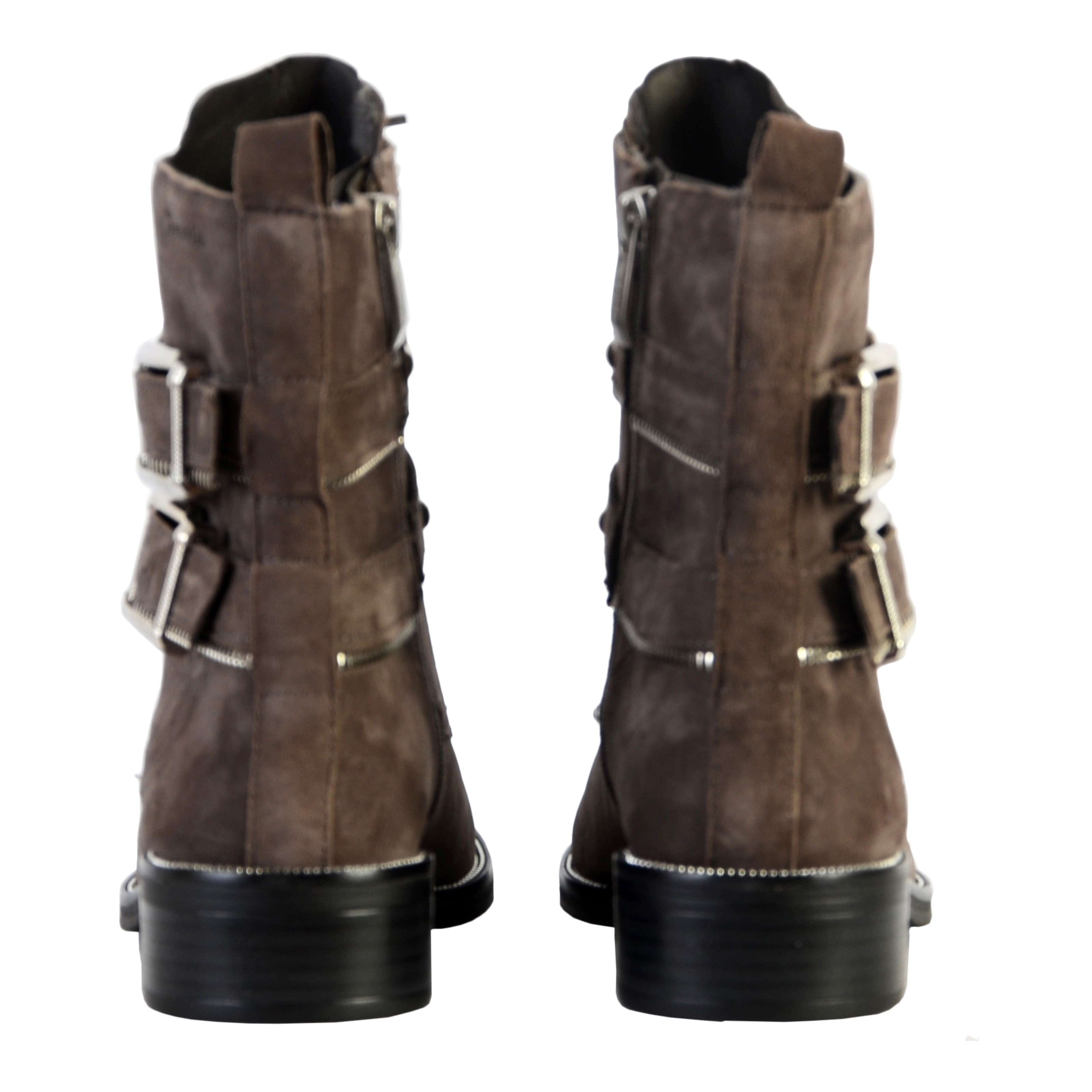 Leather ankle boot TAMARIS Grey