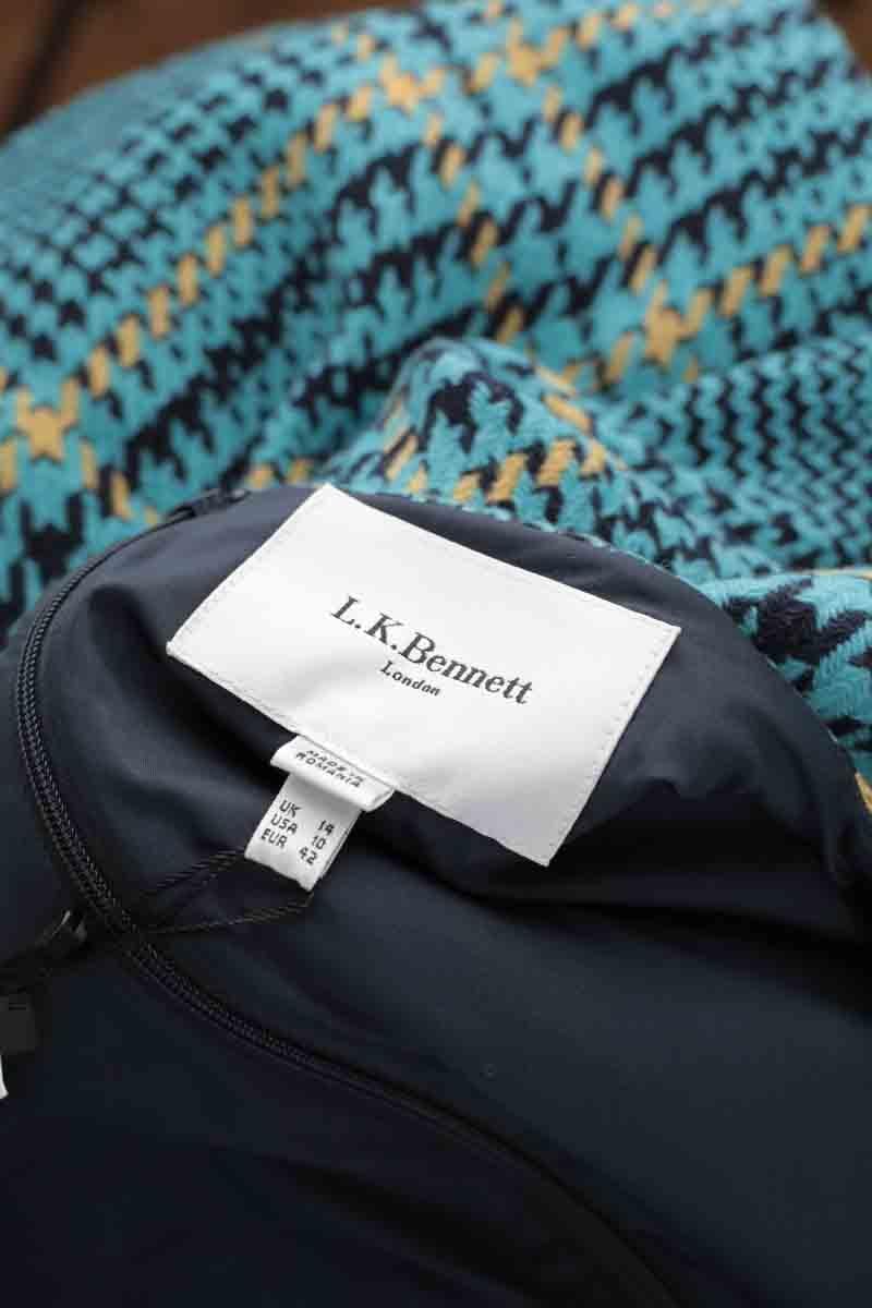 V-neck dress LK BENNETT - Seconde Main Blue