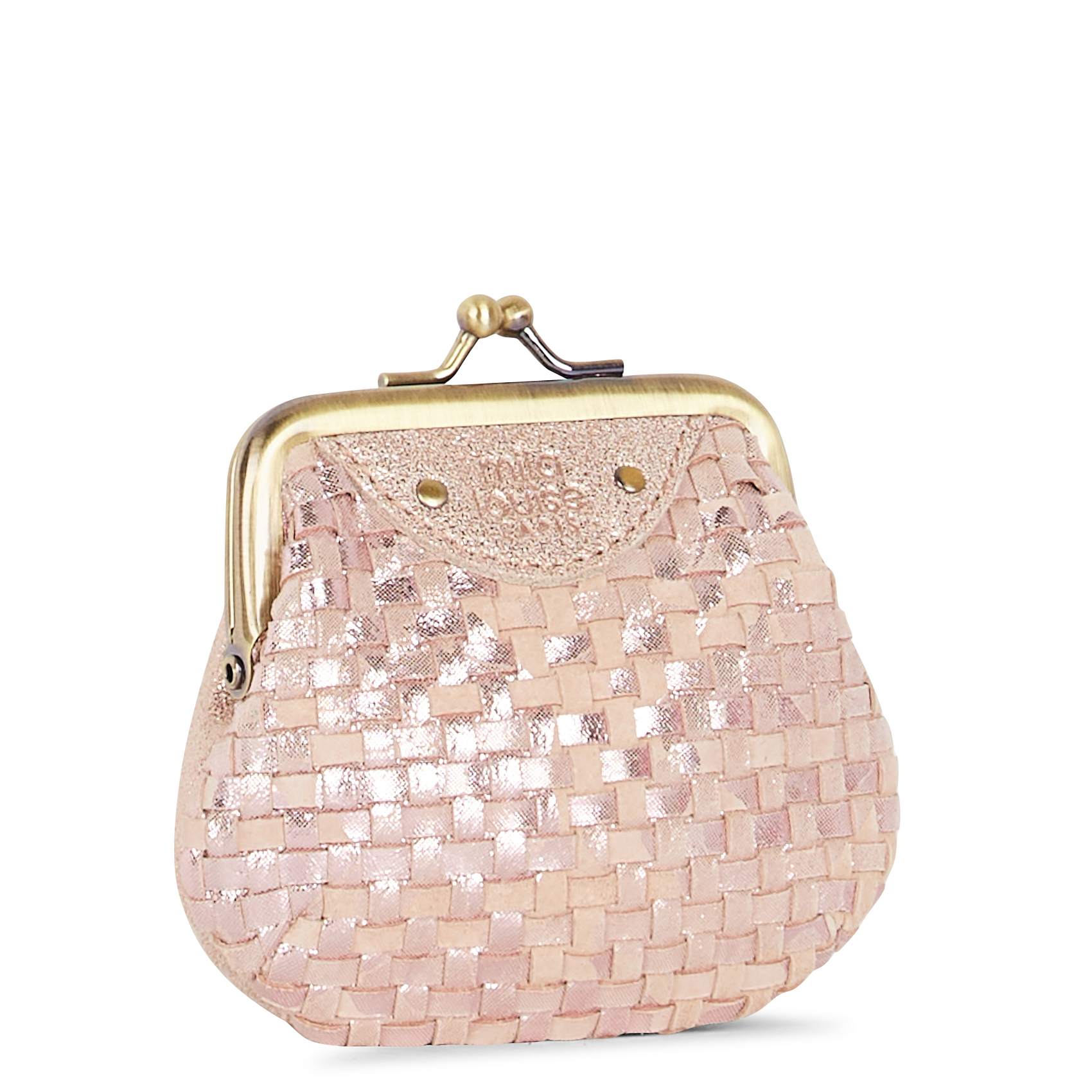 Geldbeutel aus Leder MILA LOUISE Rosa