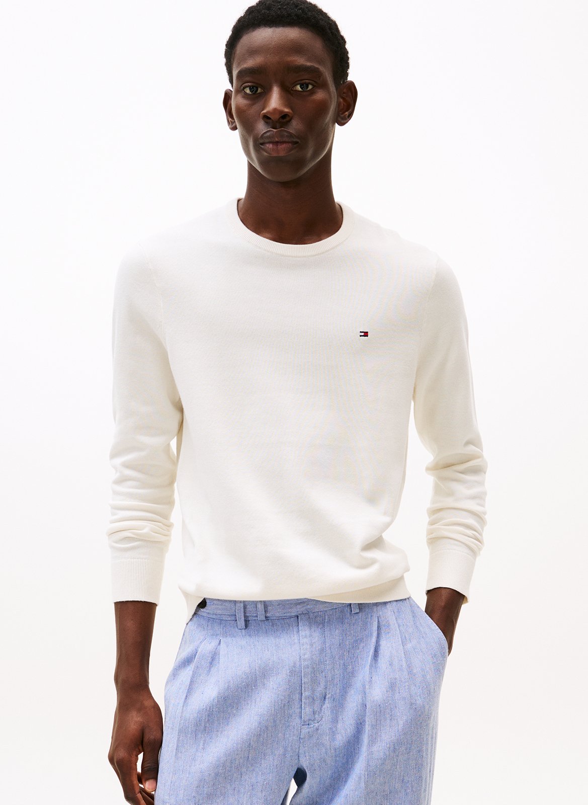 Colour block cotton sweater TOMMY HILFIGER