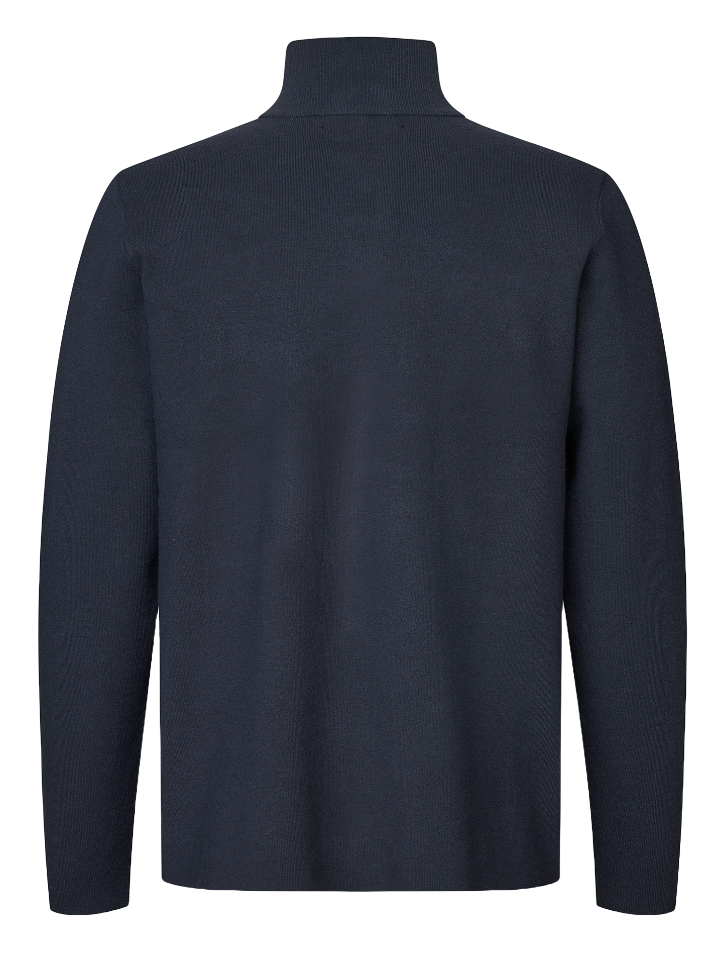 Gilet col classique regular-fit en maille mélangée  SAMSOE SAMSOE Bleu