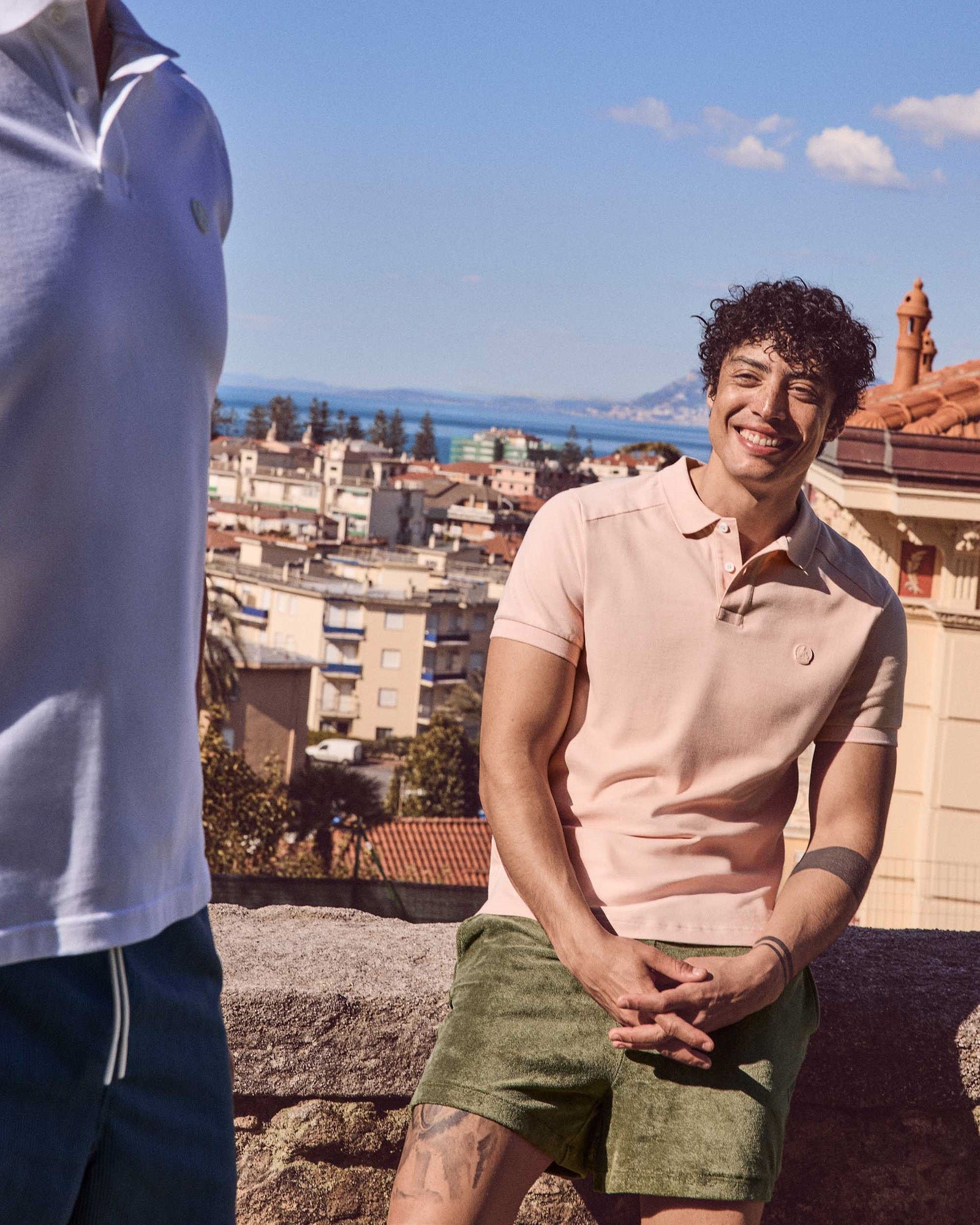 Alvaro cotton polo JOTT Pink