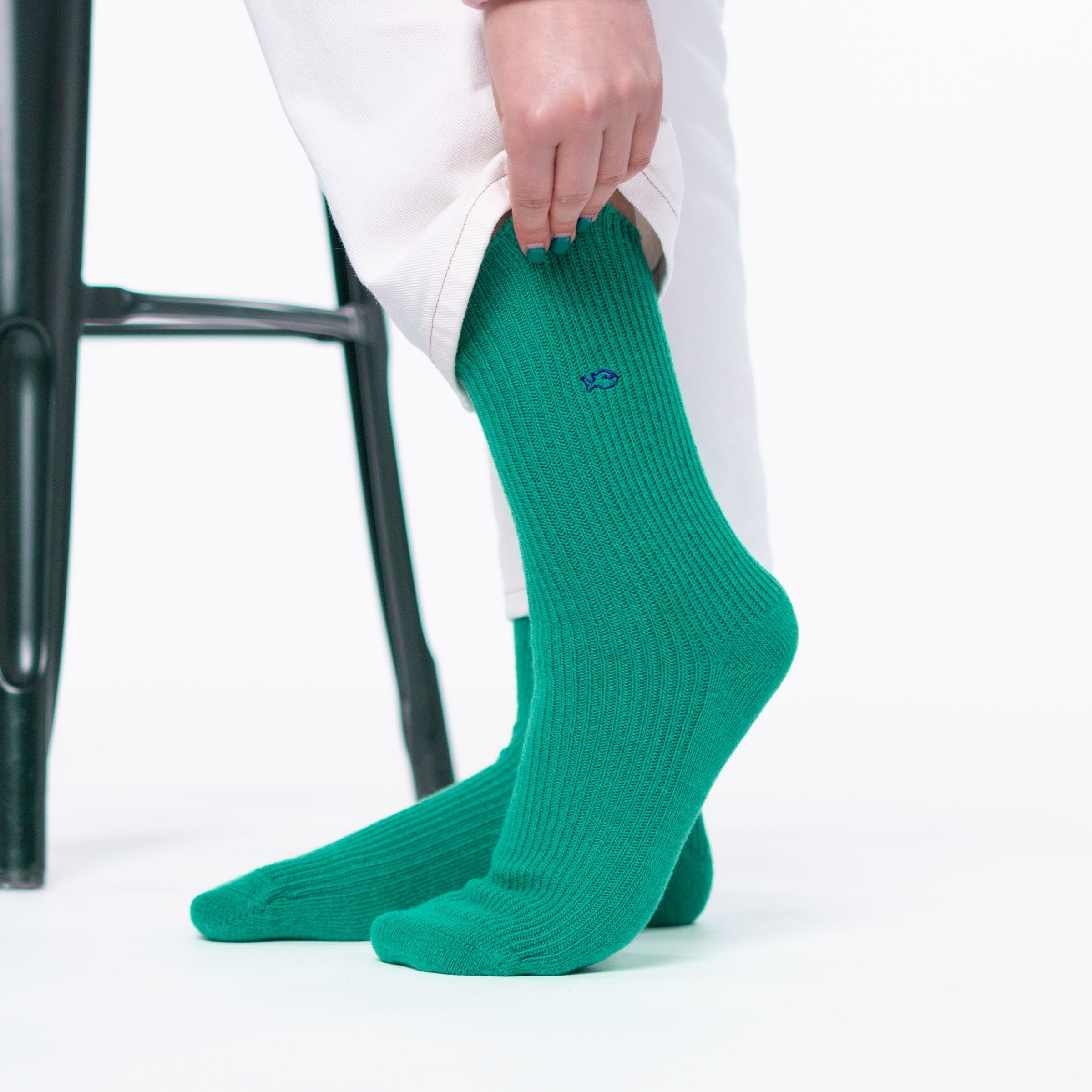 Wool socks BILLYBELT Green