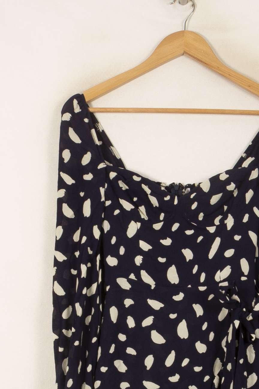 Midi dress REFORMATION - Seconde Main Blue