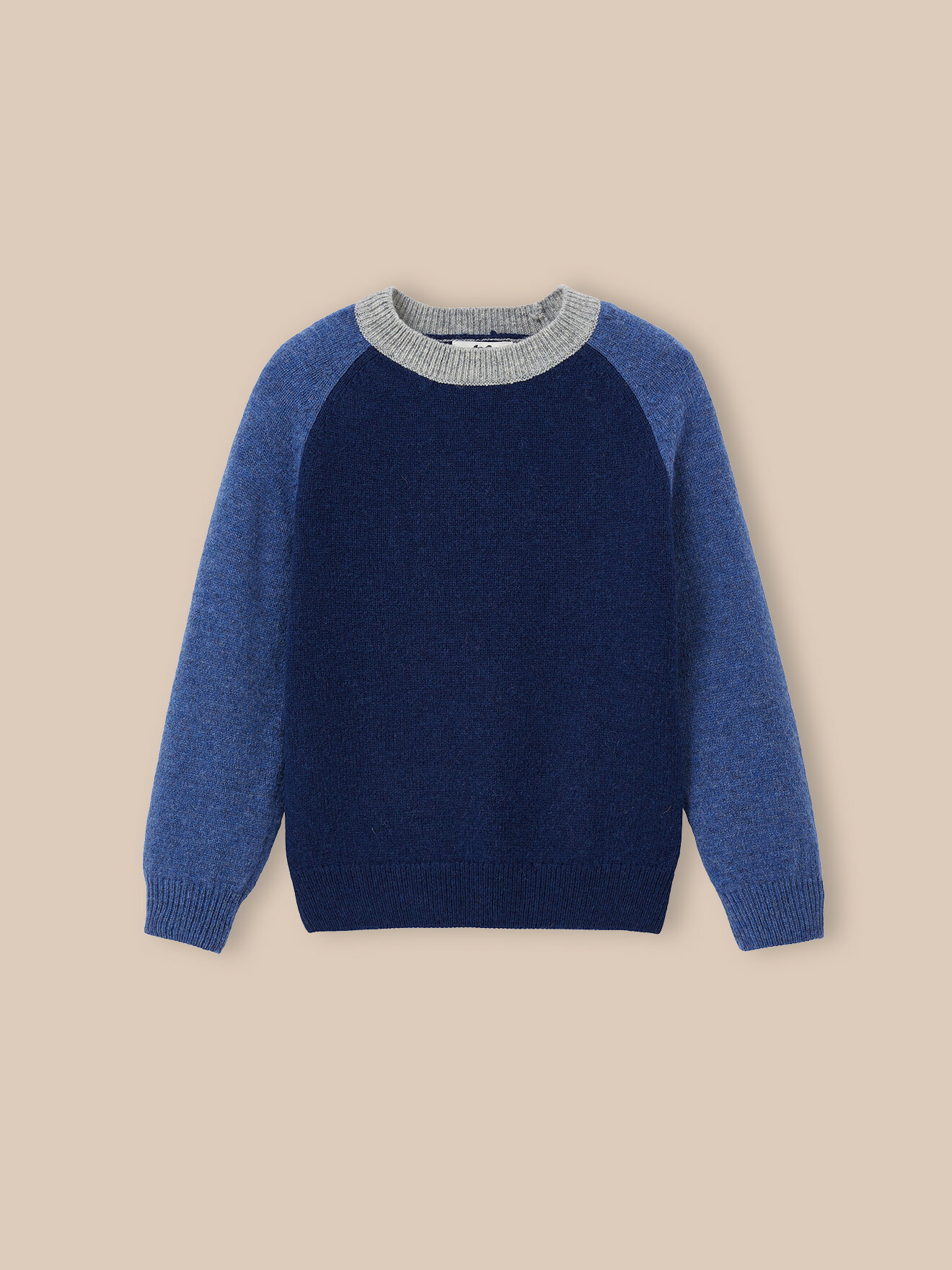 Wool colorblock sweater CYRILLUS
