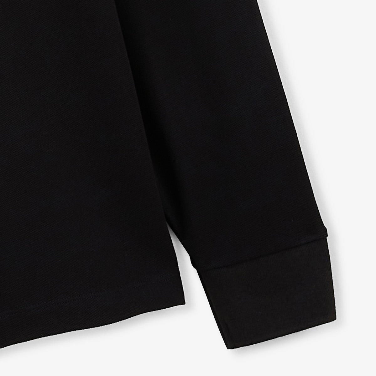Long-sleeve polo with zip SERGE BLANCO Black