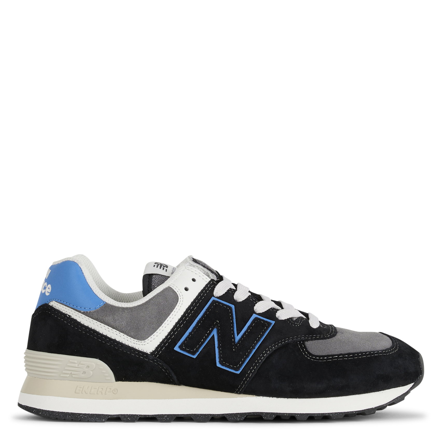 Low-top leather mix sneakers NEW BALANCE Black