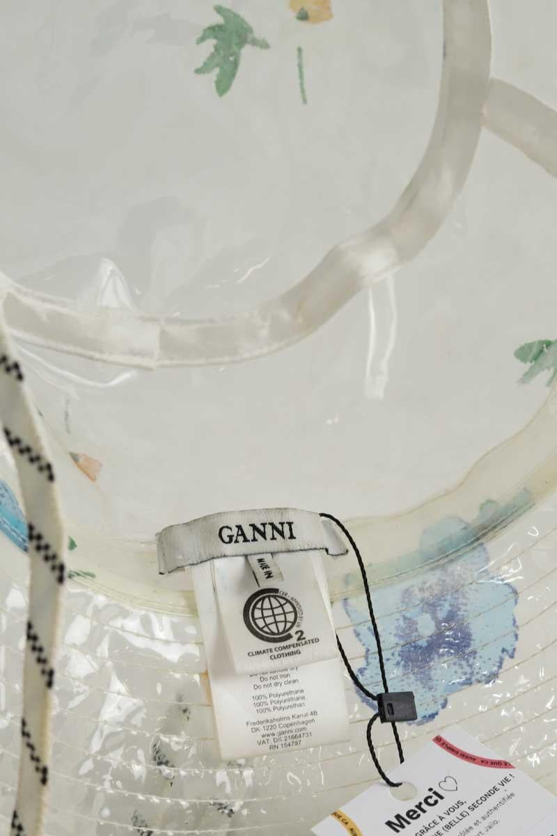 Bucket hat GANNI - Seconde Main White