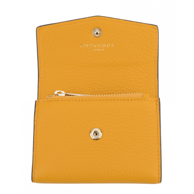 Porte-monnaie - cuir de veau POURCHET Rouge