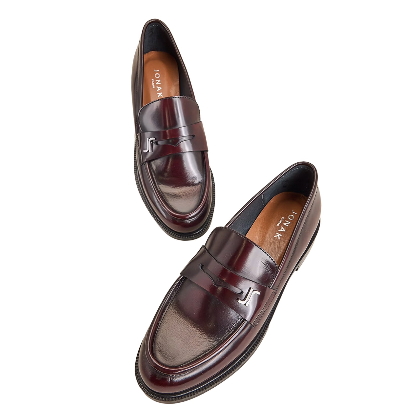 Mocassins en cuir  JONAK Rouge