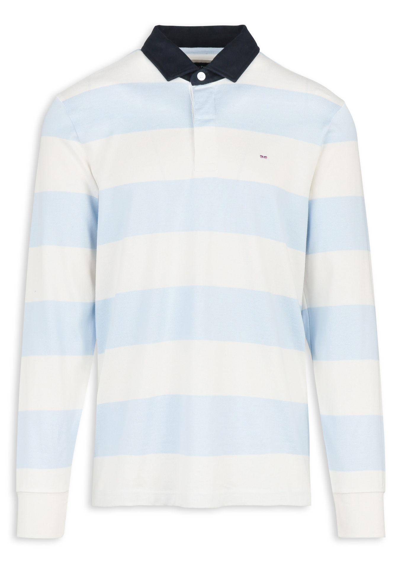 Polo droit en coton EDEN PARK Bleu