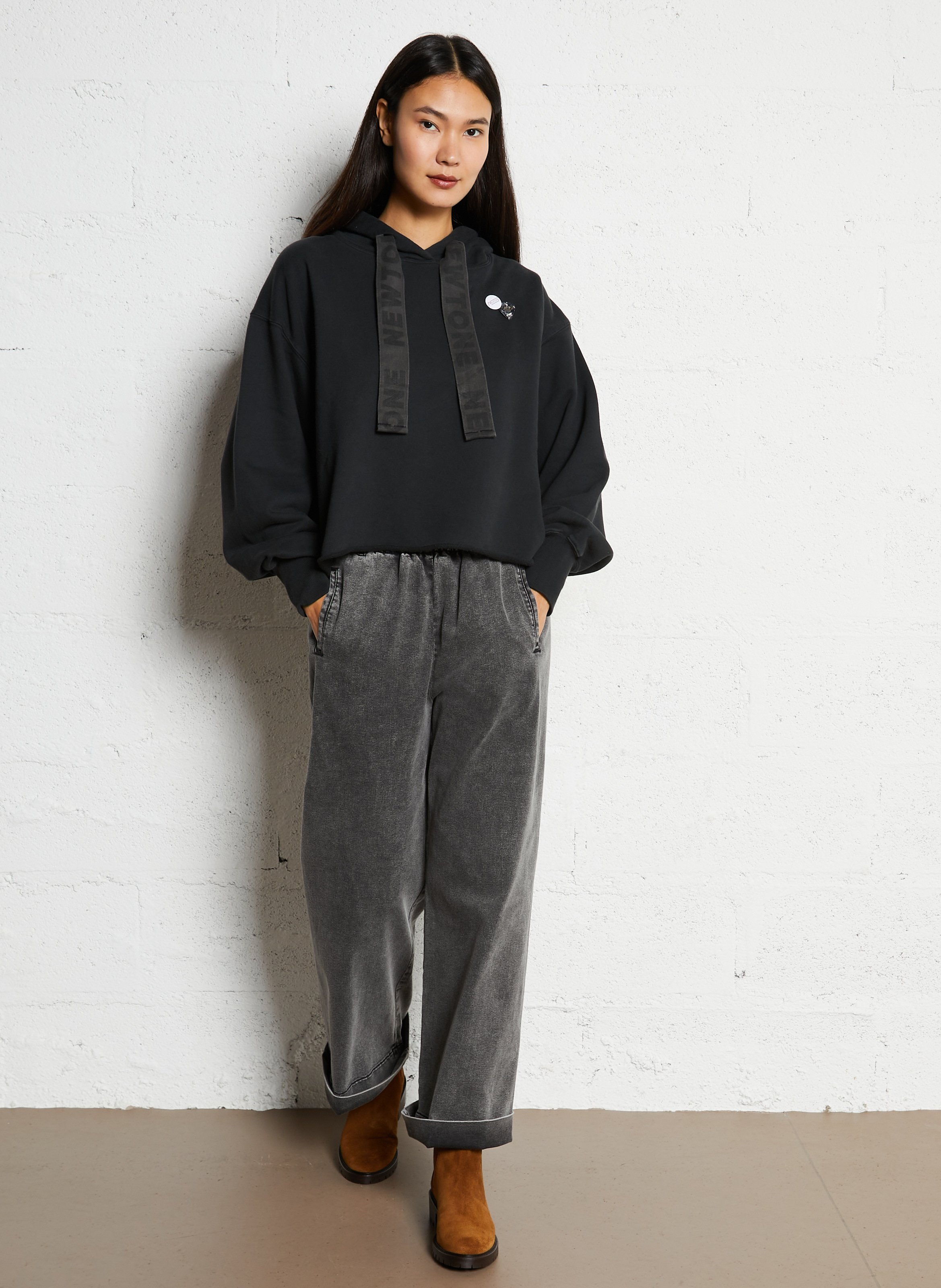 Chelsea-Stiefeletten aus Wildleder - Look 3