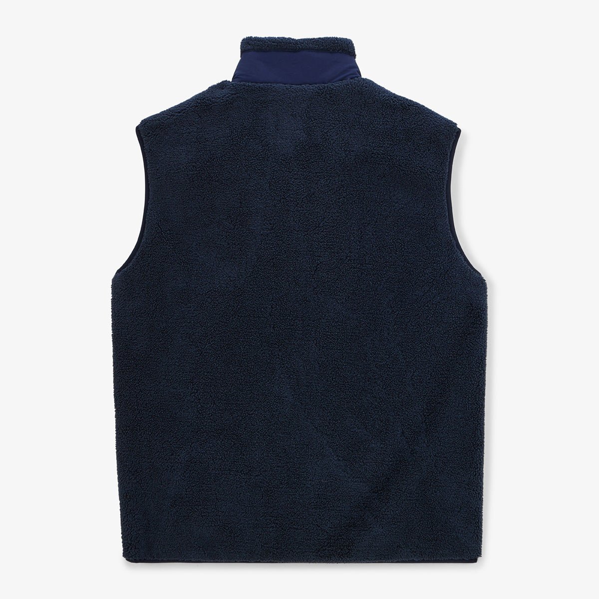 Solid Sleeveless Fleece SERGE BLANCO Blue