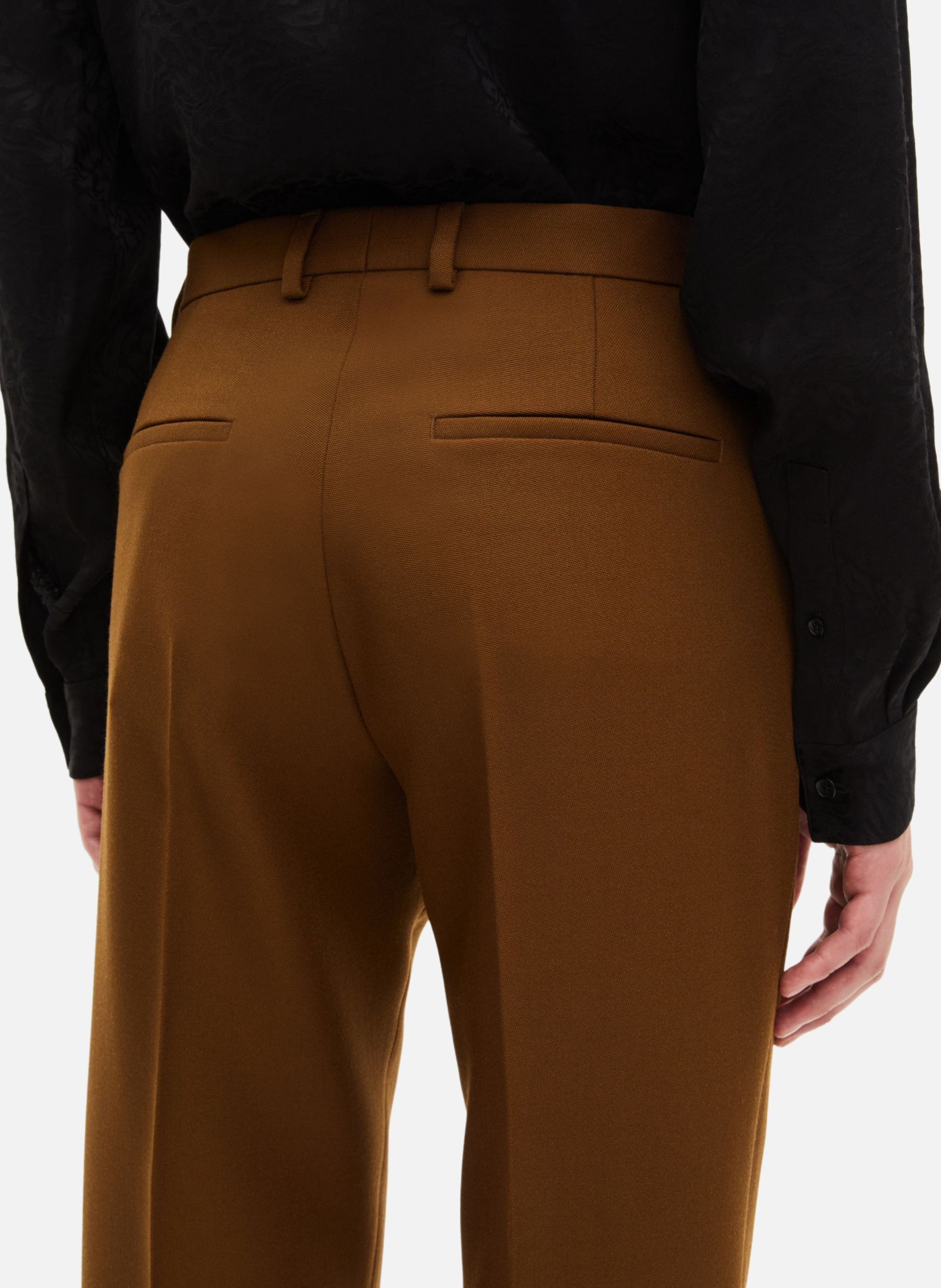 Straight-leg suit pants THE KOOPLES Brown