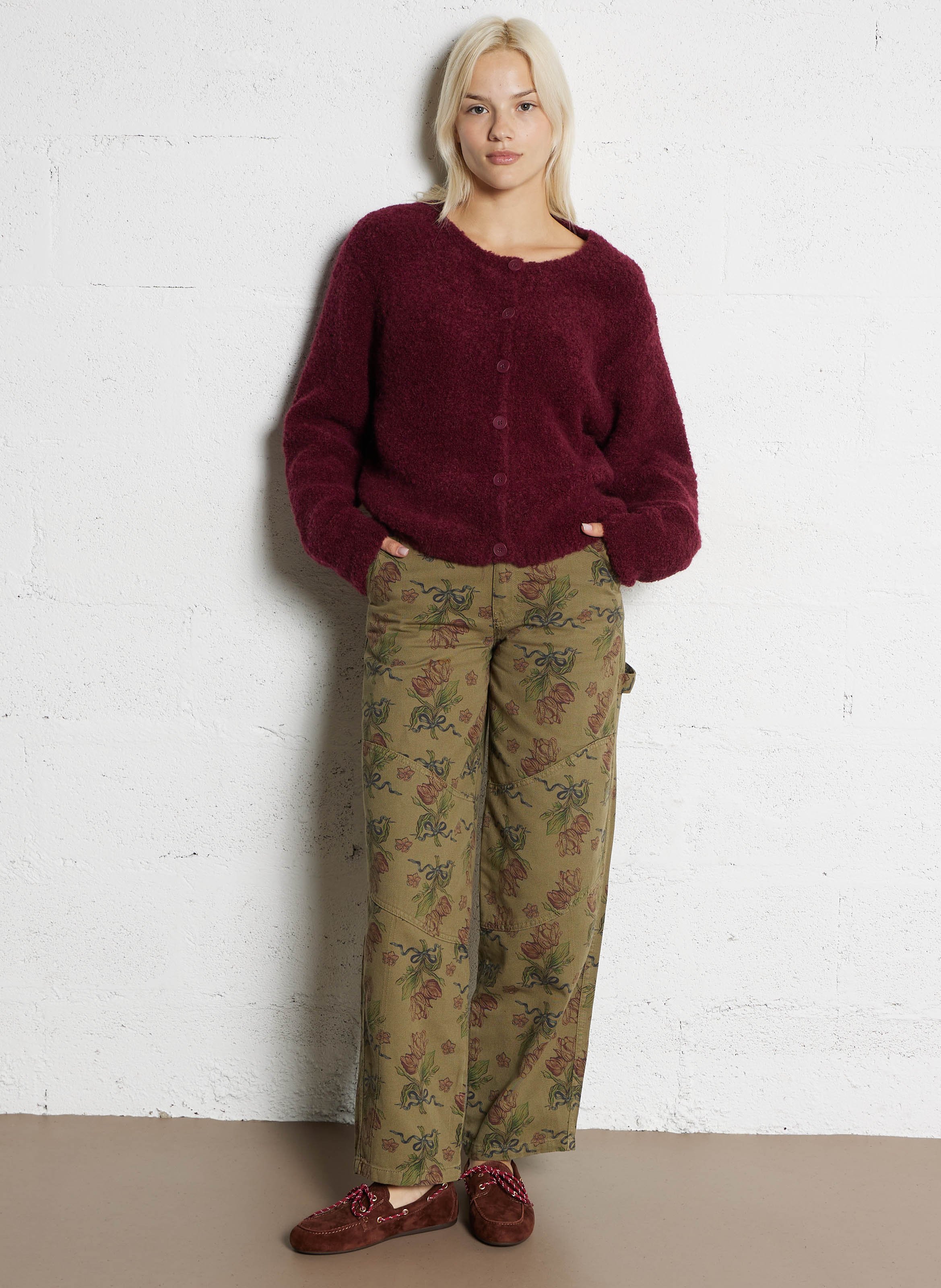 Segelschuhe aus Leder BIBI LOU Braun