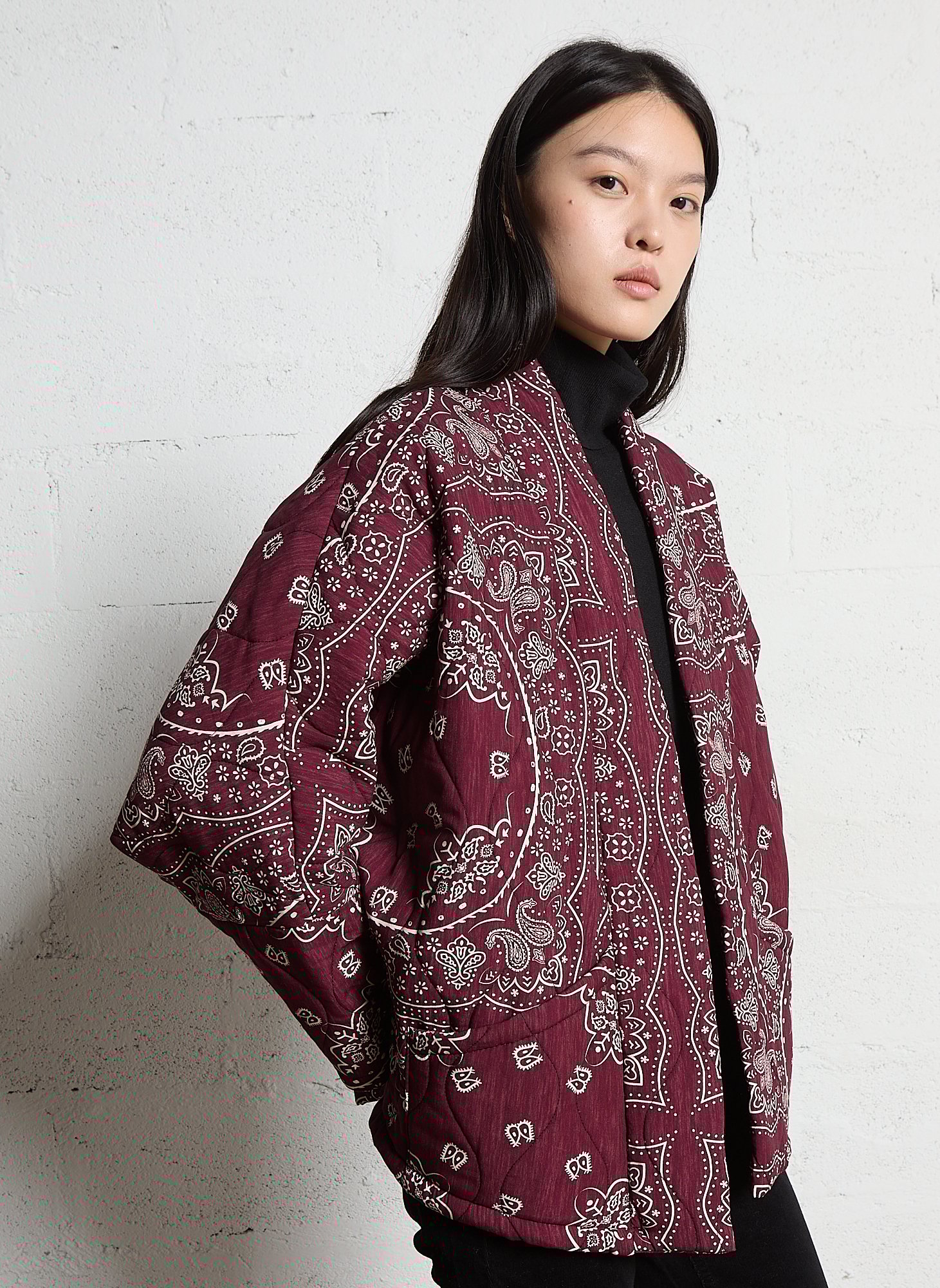 Schalkragenjacke AOKYANOS Rot