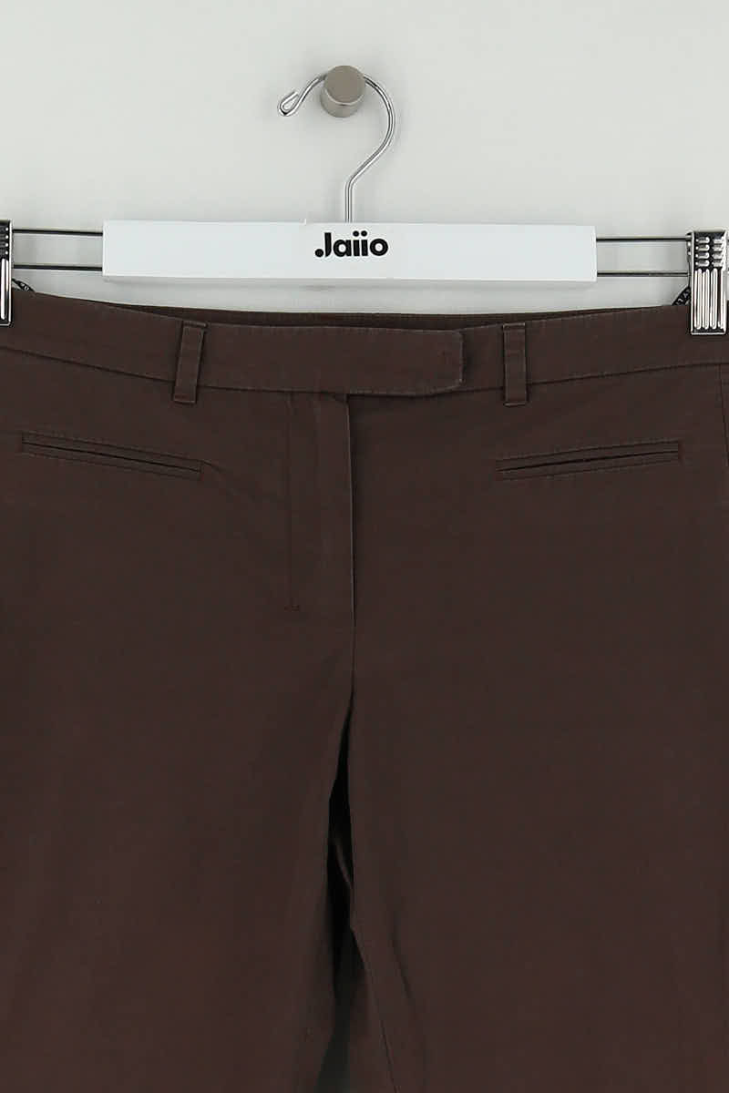 Carrot trousers MAX MARA - Seconde Main Brown