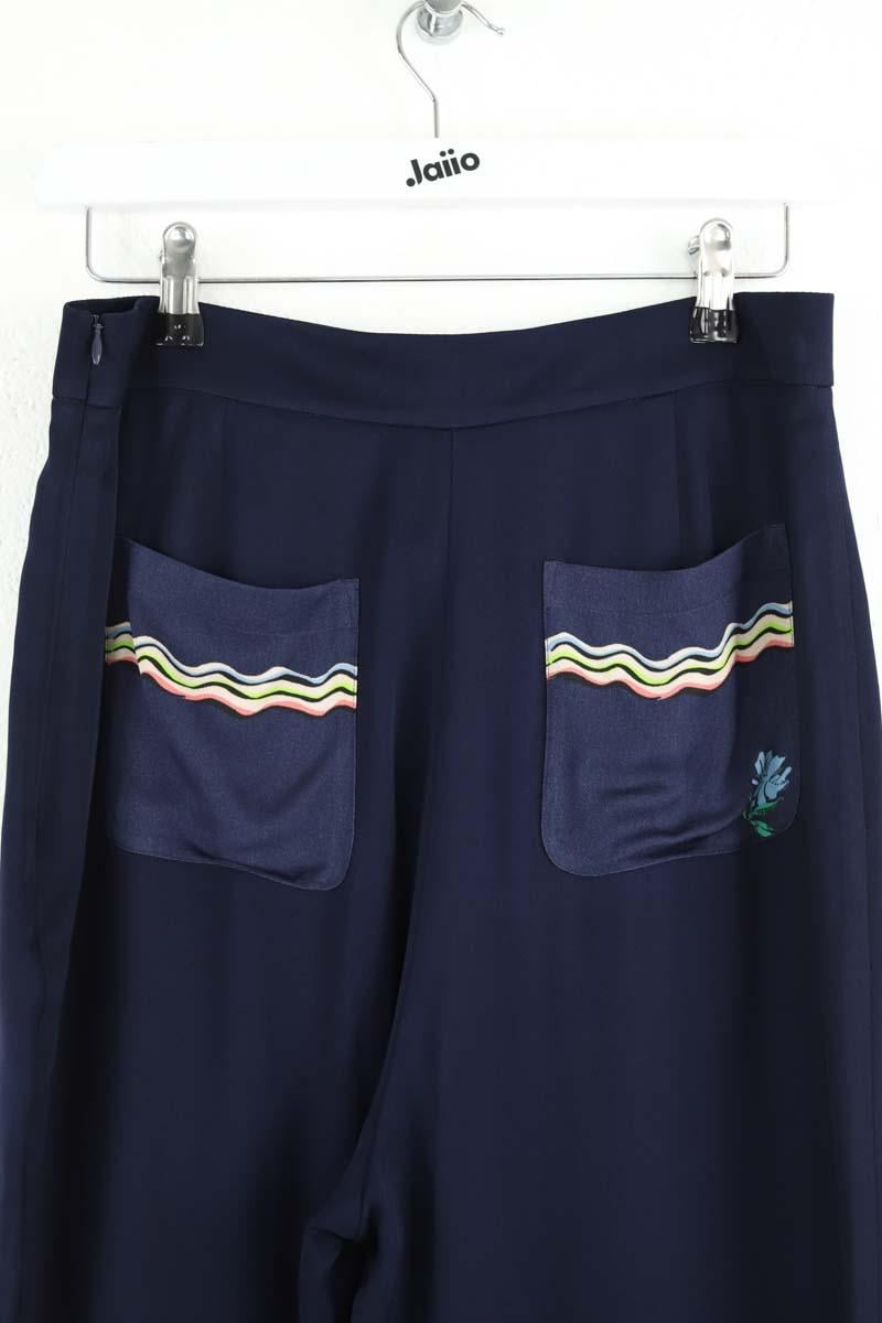 Wide trousers LK BENNETT - Seconde Main Blue