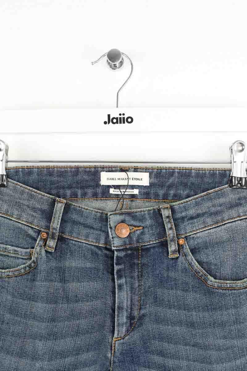 - Straight-leg jeans
- 5 pockets
- Straight cut
- Faded effect ISABEL MARANT ÉTOILE - SECONDE MAIN Blue