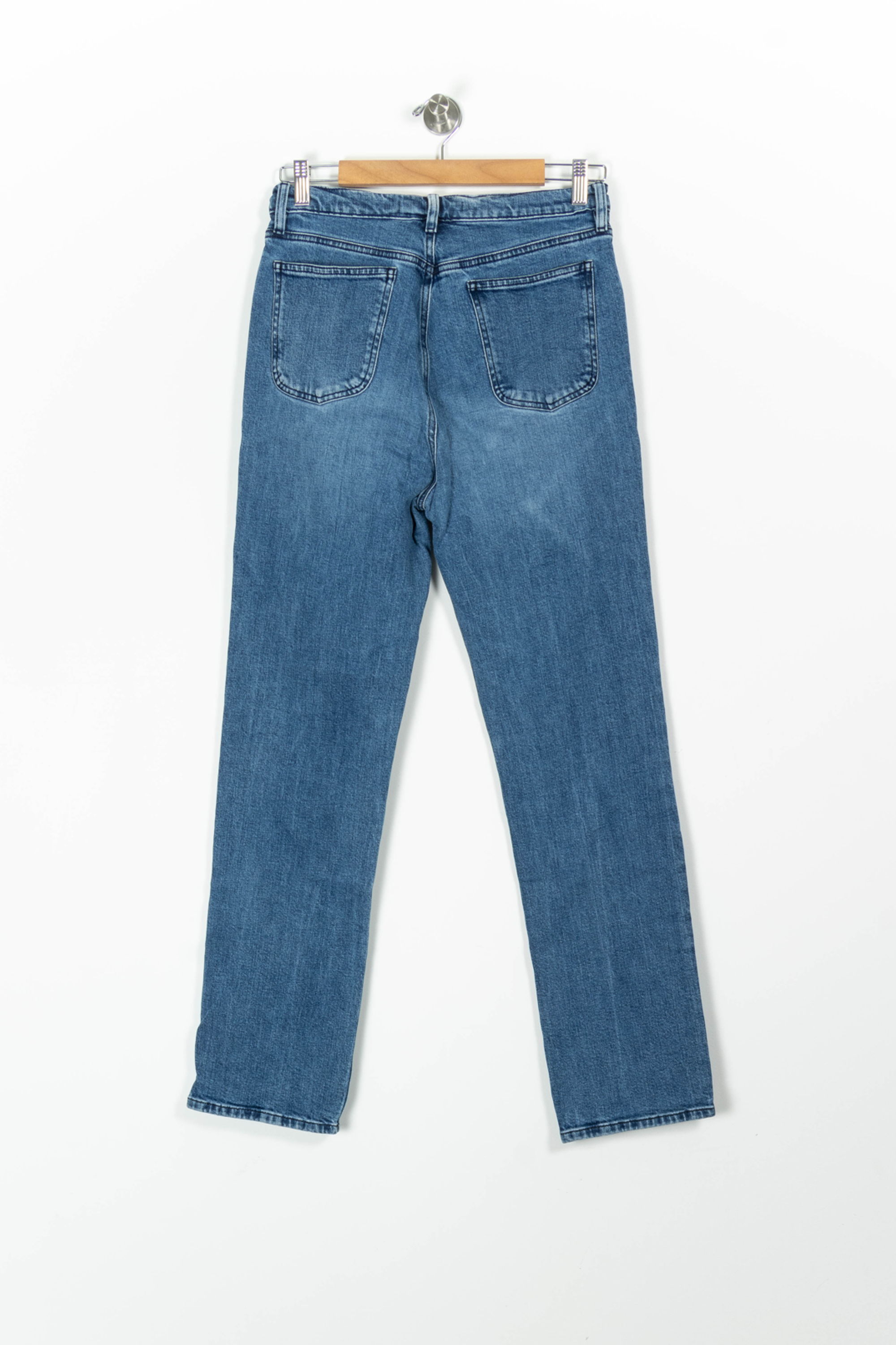 Cropped slim jeans with studs COMPTOIR DES COTONNIERS - Seconde main Blue