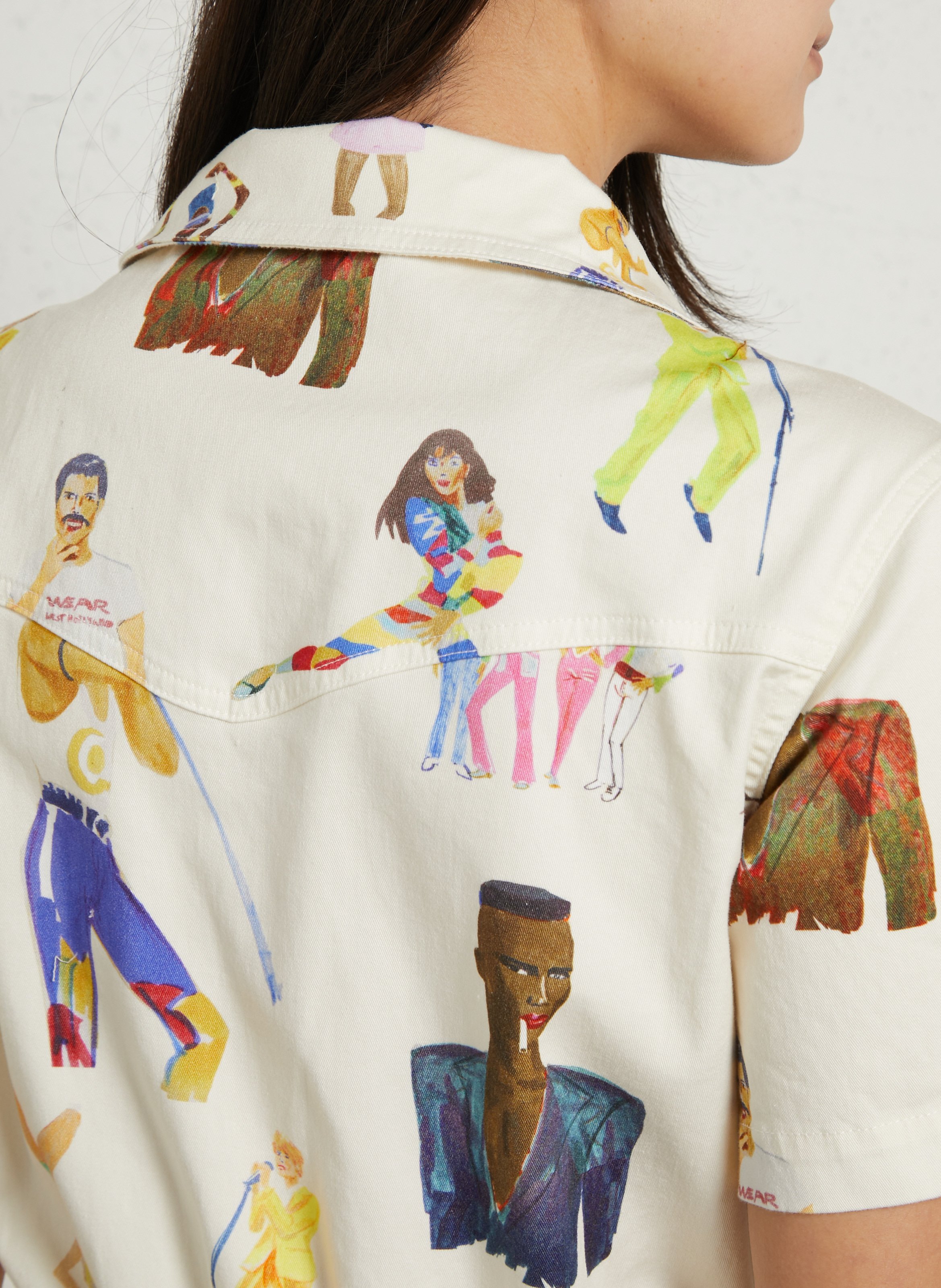 Aansluitend katoenen jumpsuit G.KERO Beige