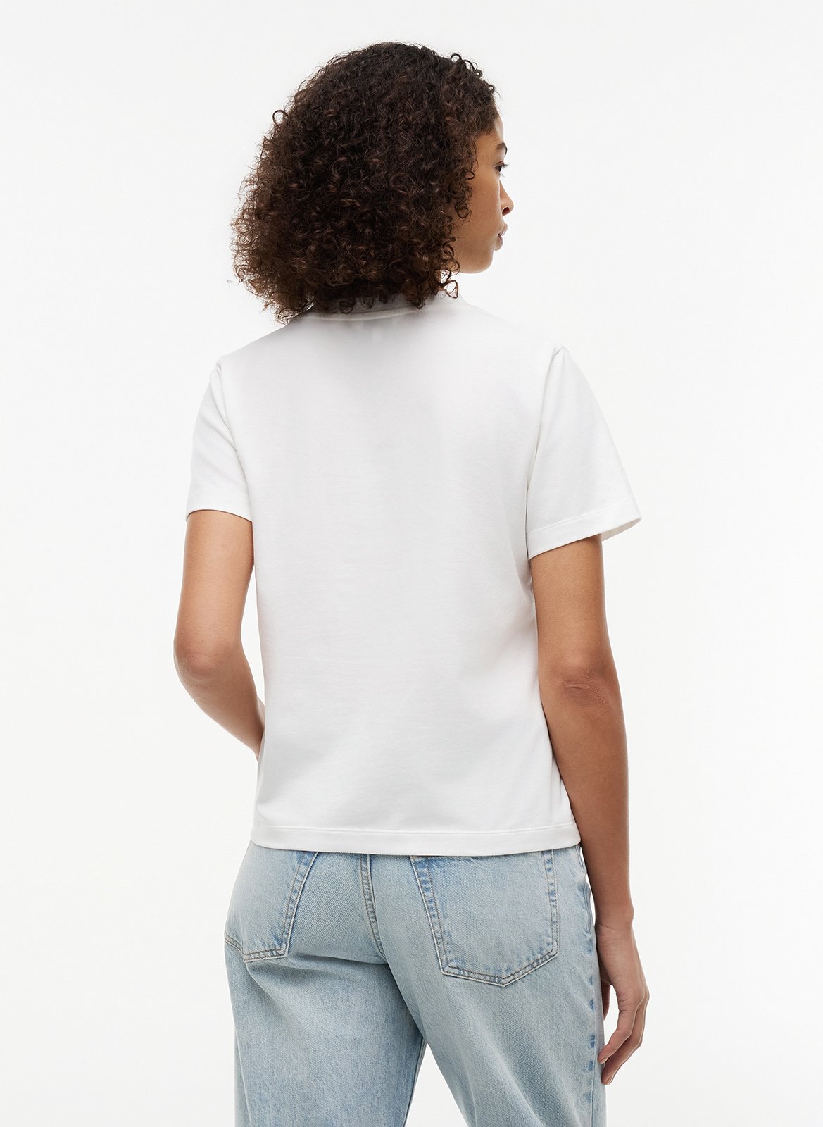 Effen T-shirt TOMMY HILFIGER Wit
