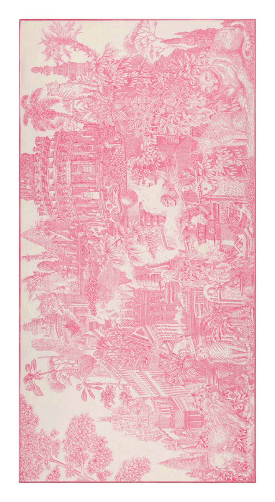 Zijden sjaal met mengvezels INOUI EDITIONS Roze