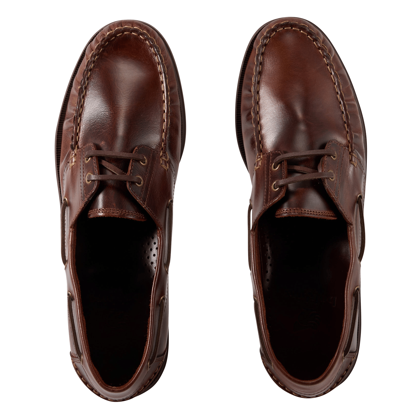 Zapatos náuticos de piel BOBBIES Marron