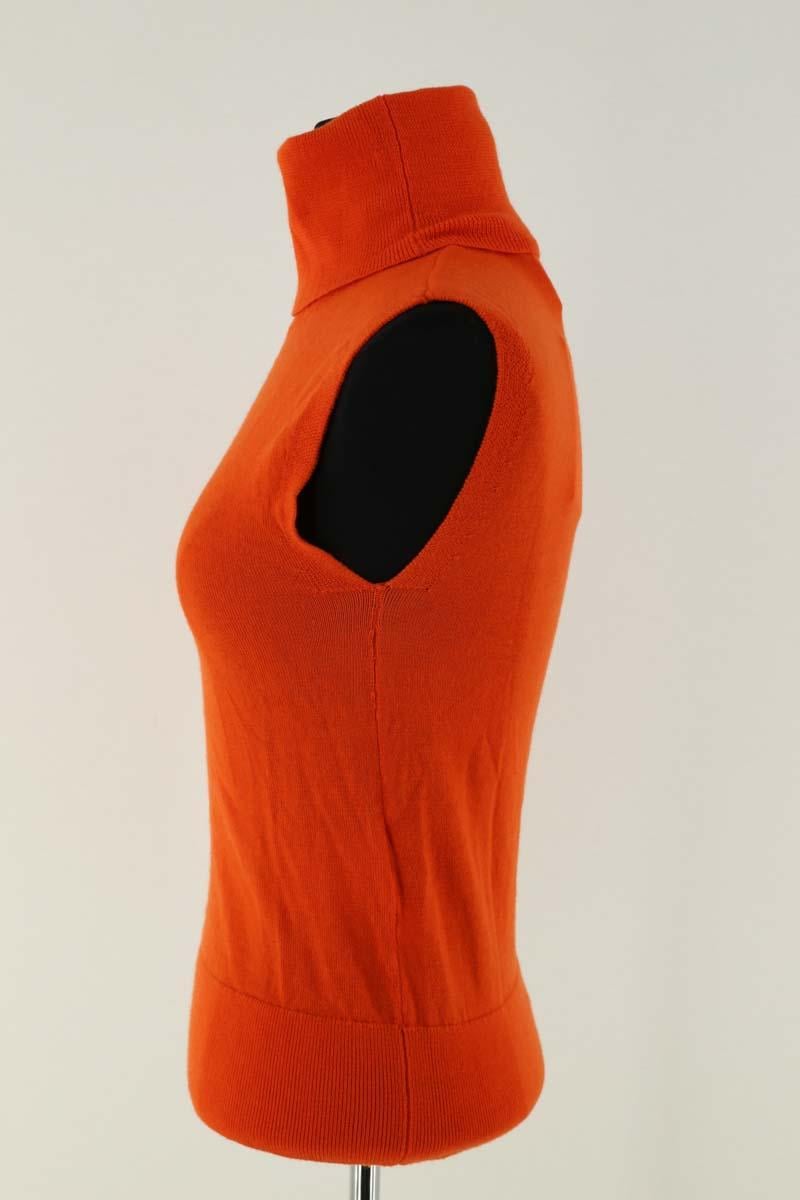 Azawood sleeveless top LAURENCE BRAS - Seconde Main Orange
