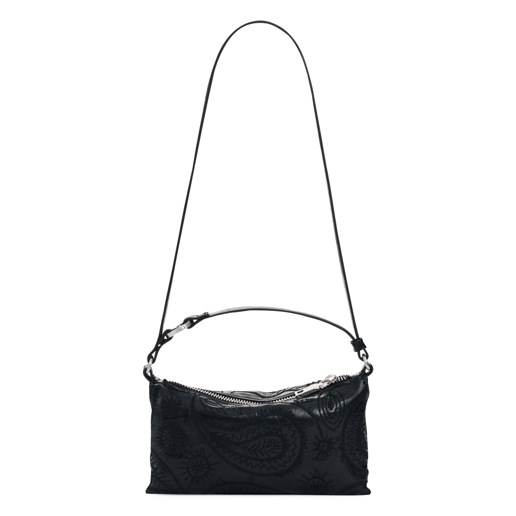 Sac épaule brodé DESIGUAL Noir