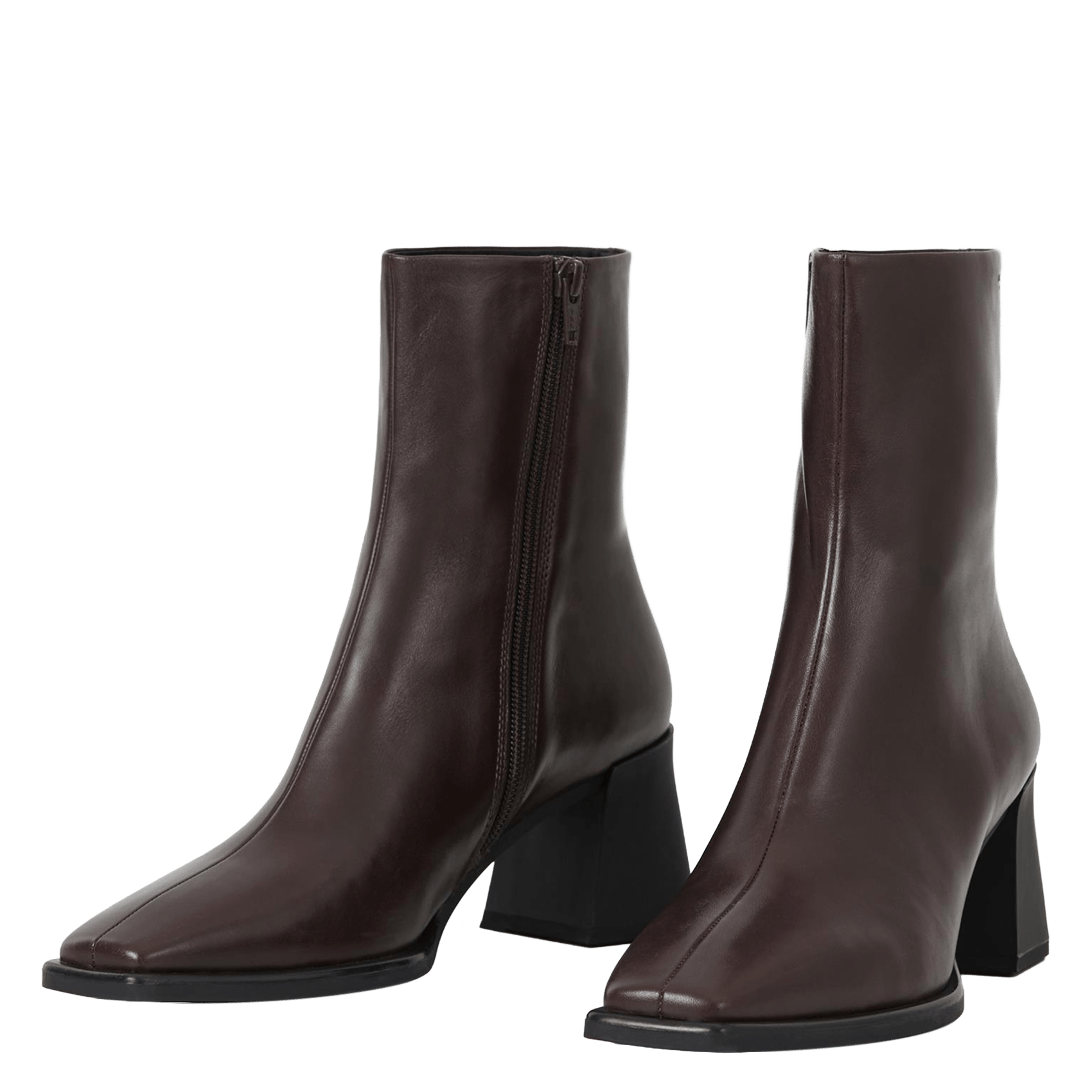 Patent leather ankle boots VAGABOND Brown