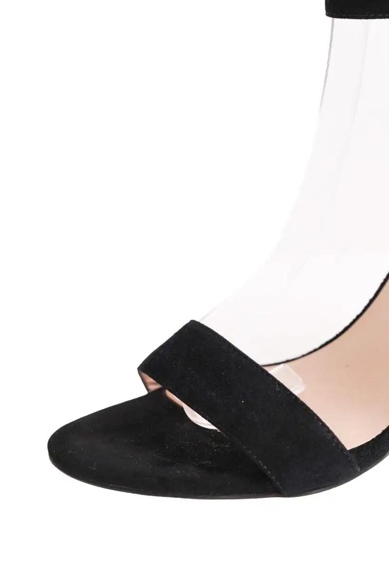 Faux leather sandals LK BENNETT - Seconde Main Black