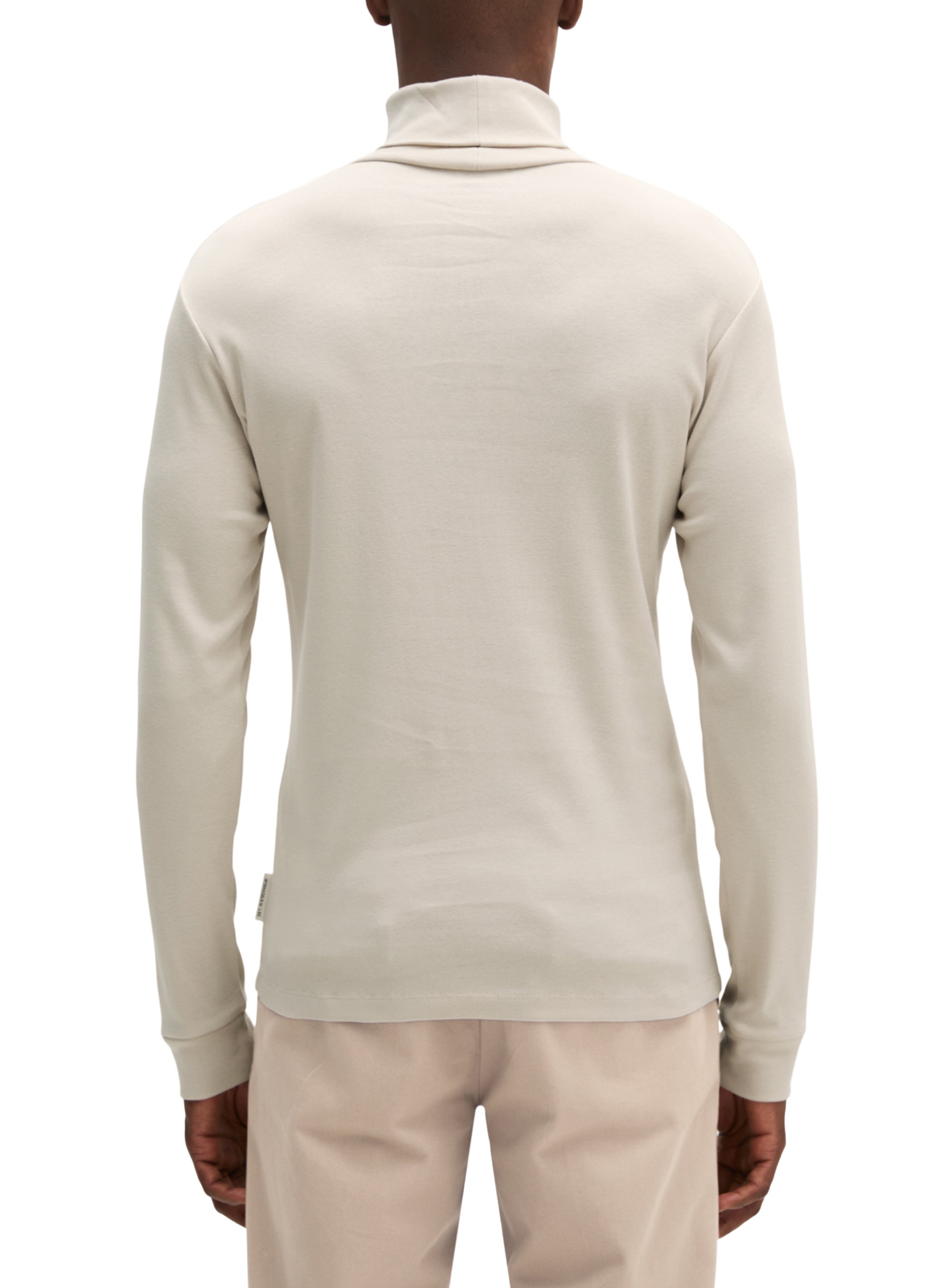 Cotton roll-neck sweater MARC O'POLO Beige
