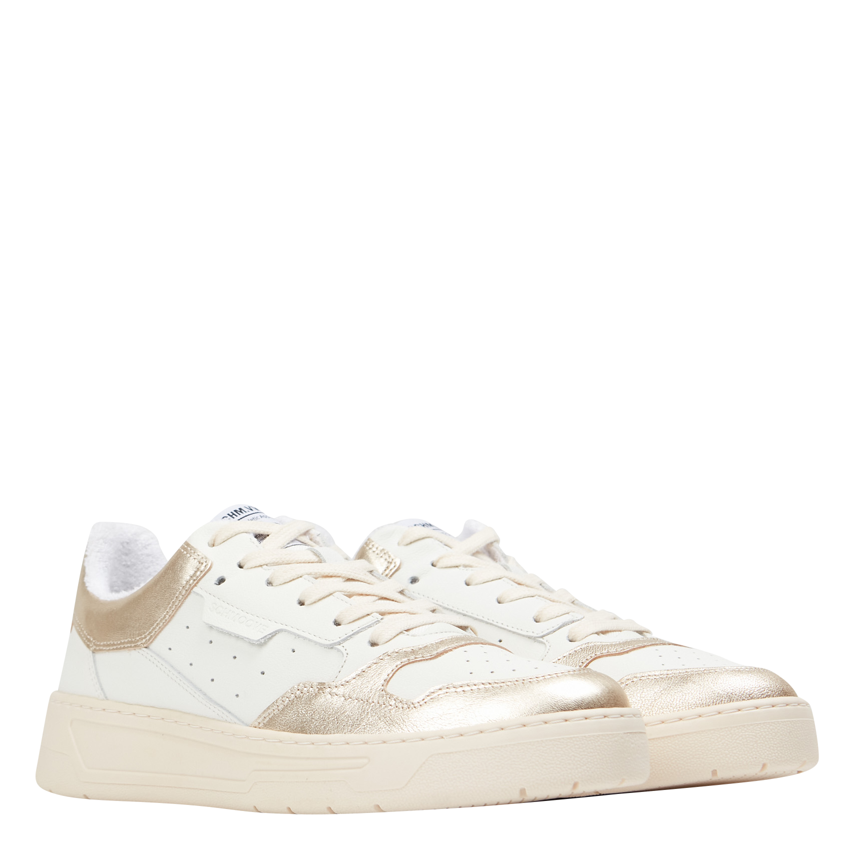 Low-top leather trainers SCHMOOVE White