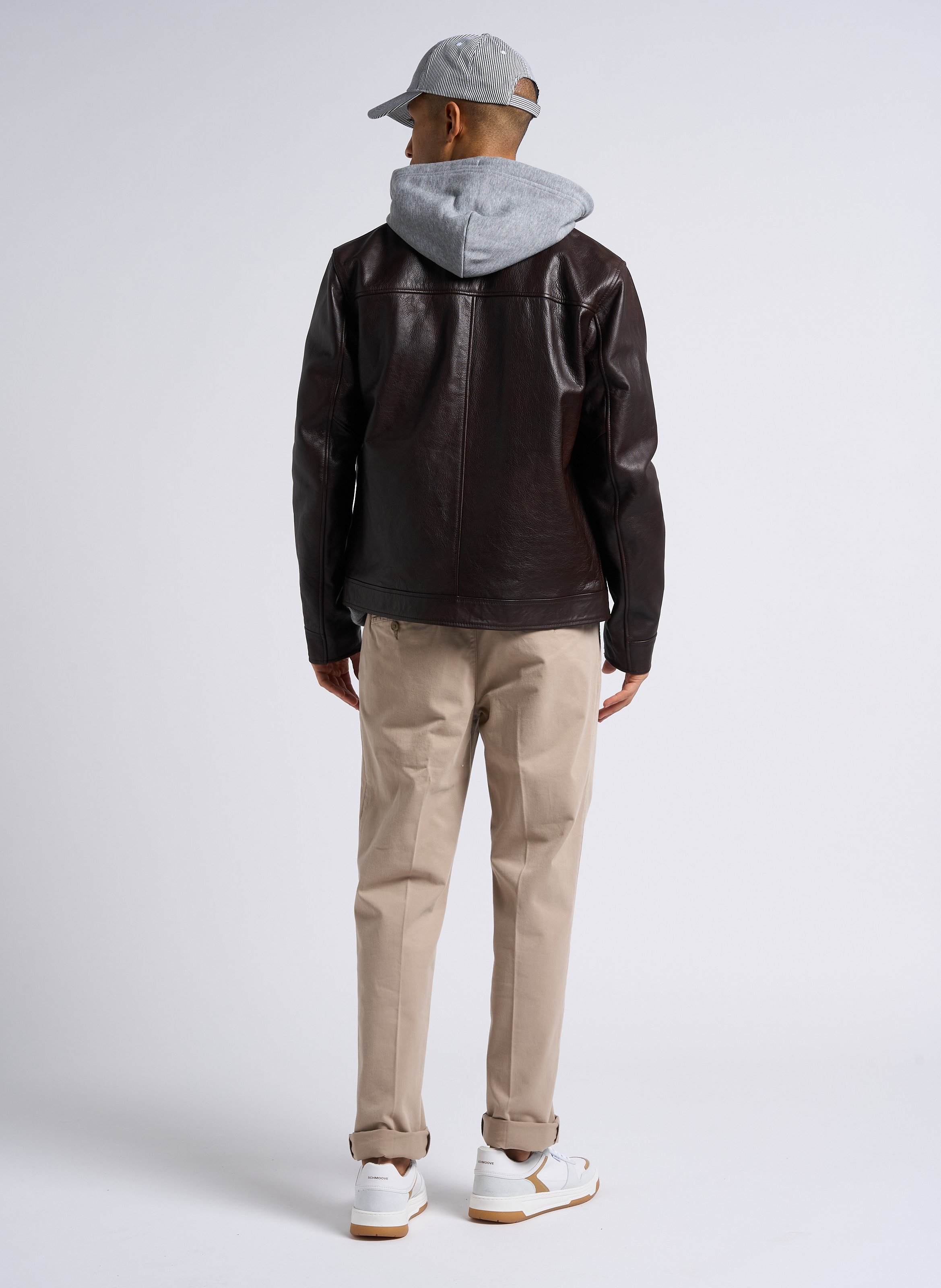 Tee-shirt droit ras du cou en coton bio ARMOR LUX Blanc