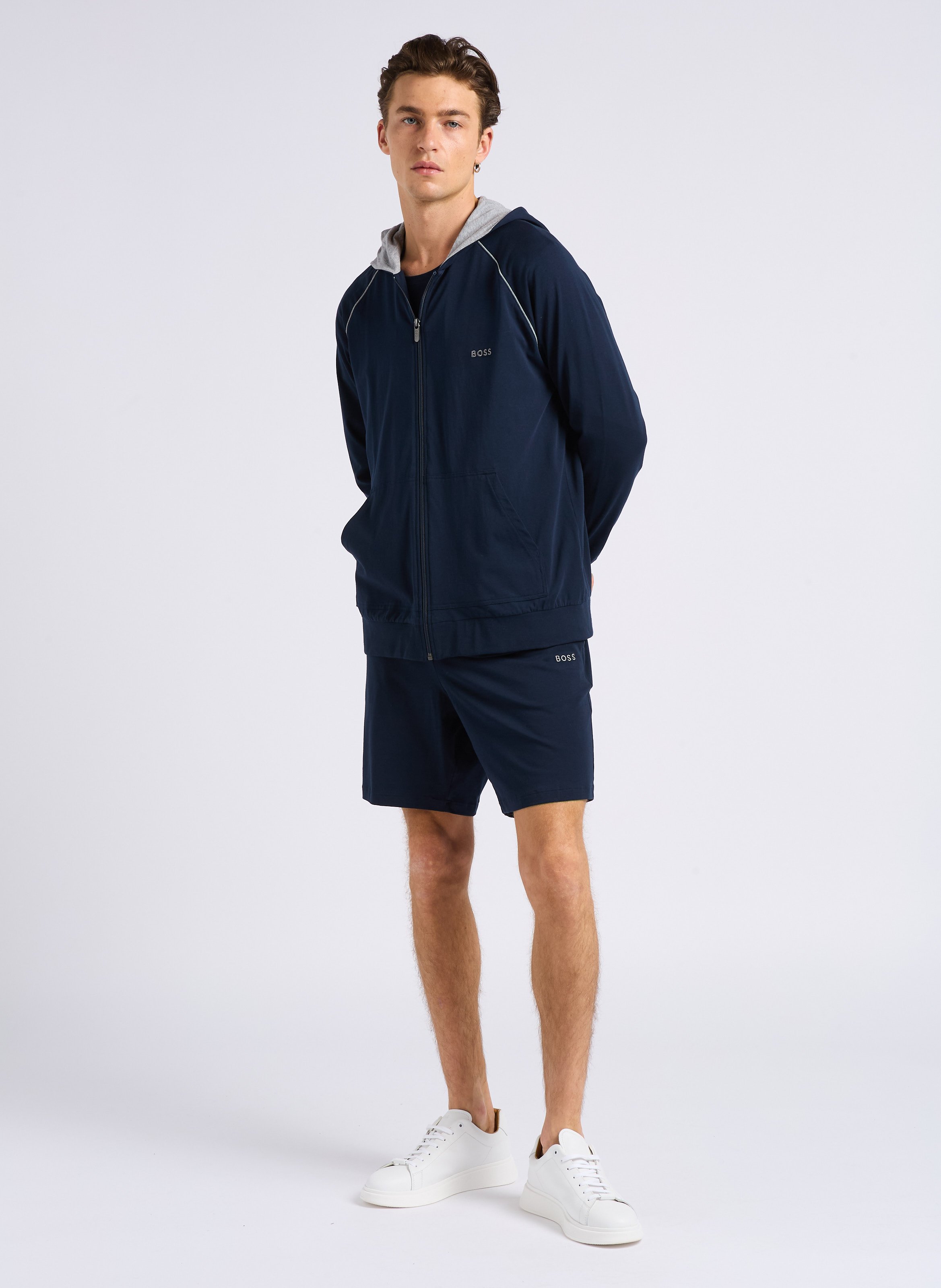 Zip-up hoodie BOSS Blue