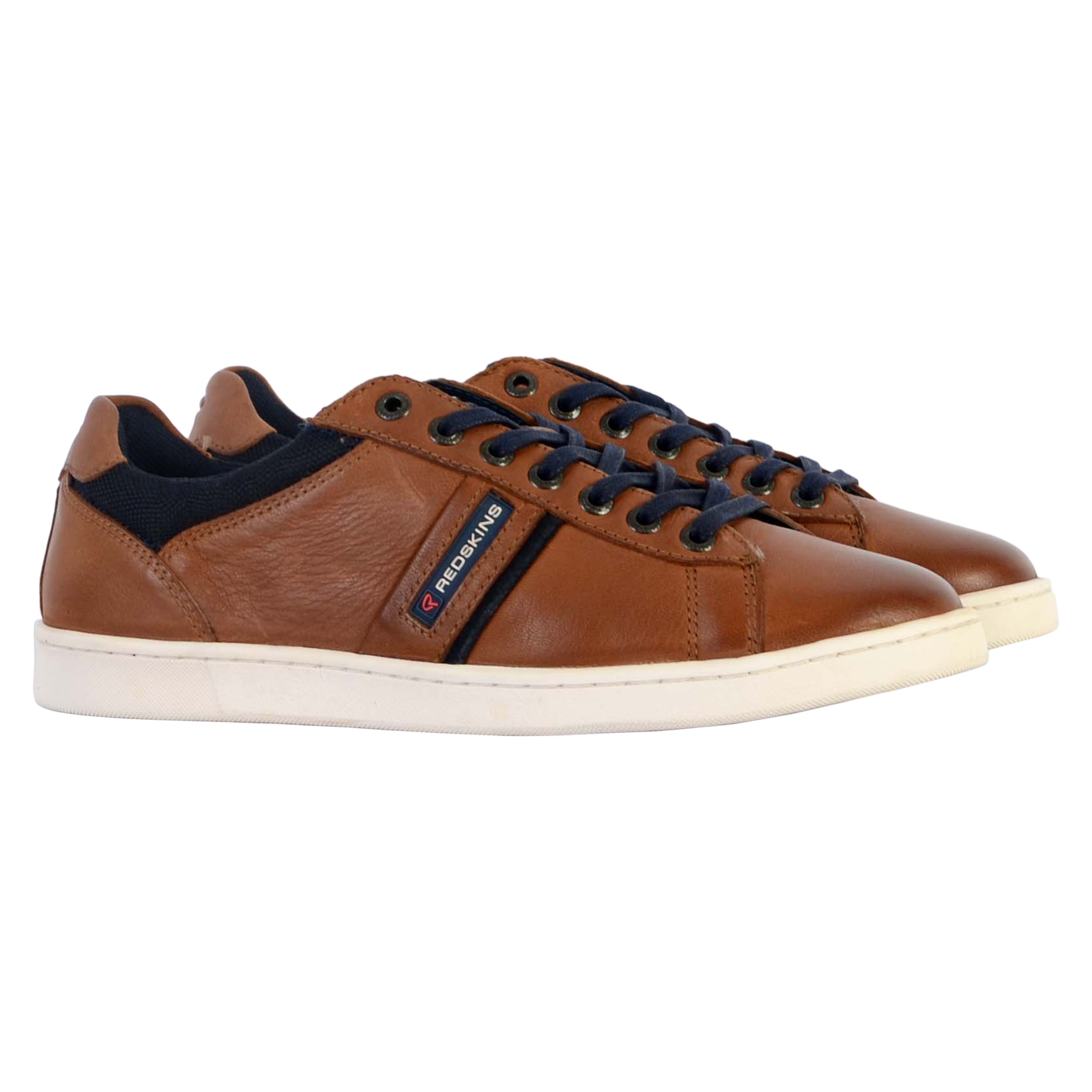 Diplomat leather sneakers REDSKINS Brown